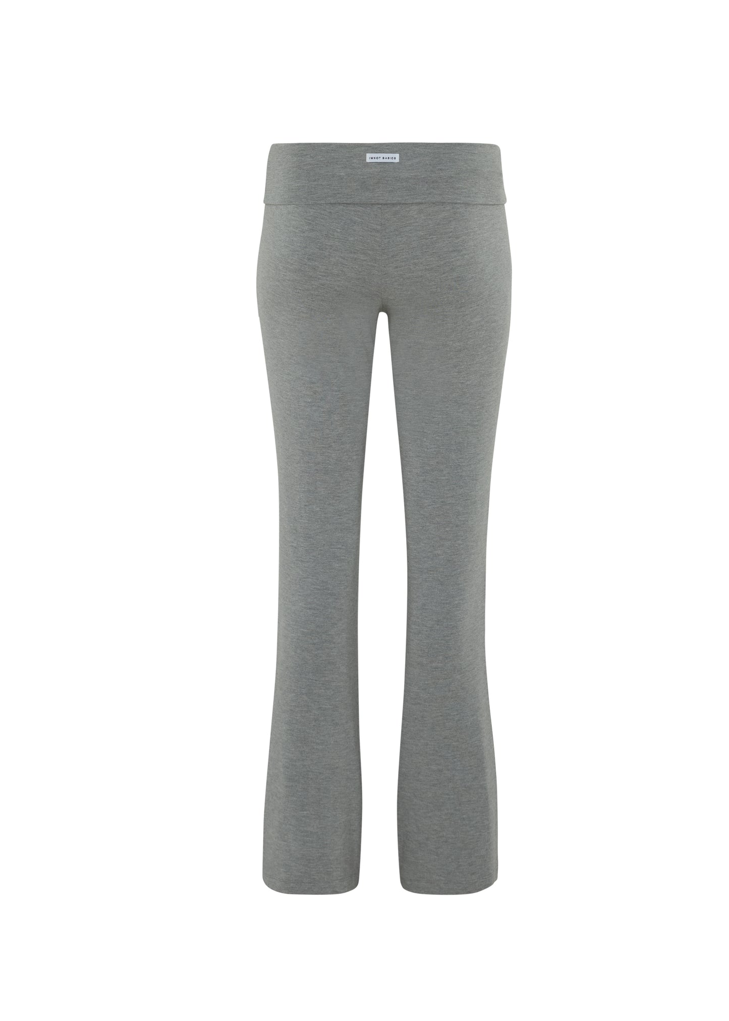 JERSEY FOLDOVER PANTS - GRAY
