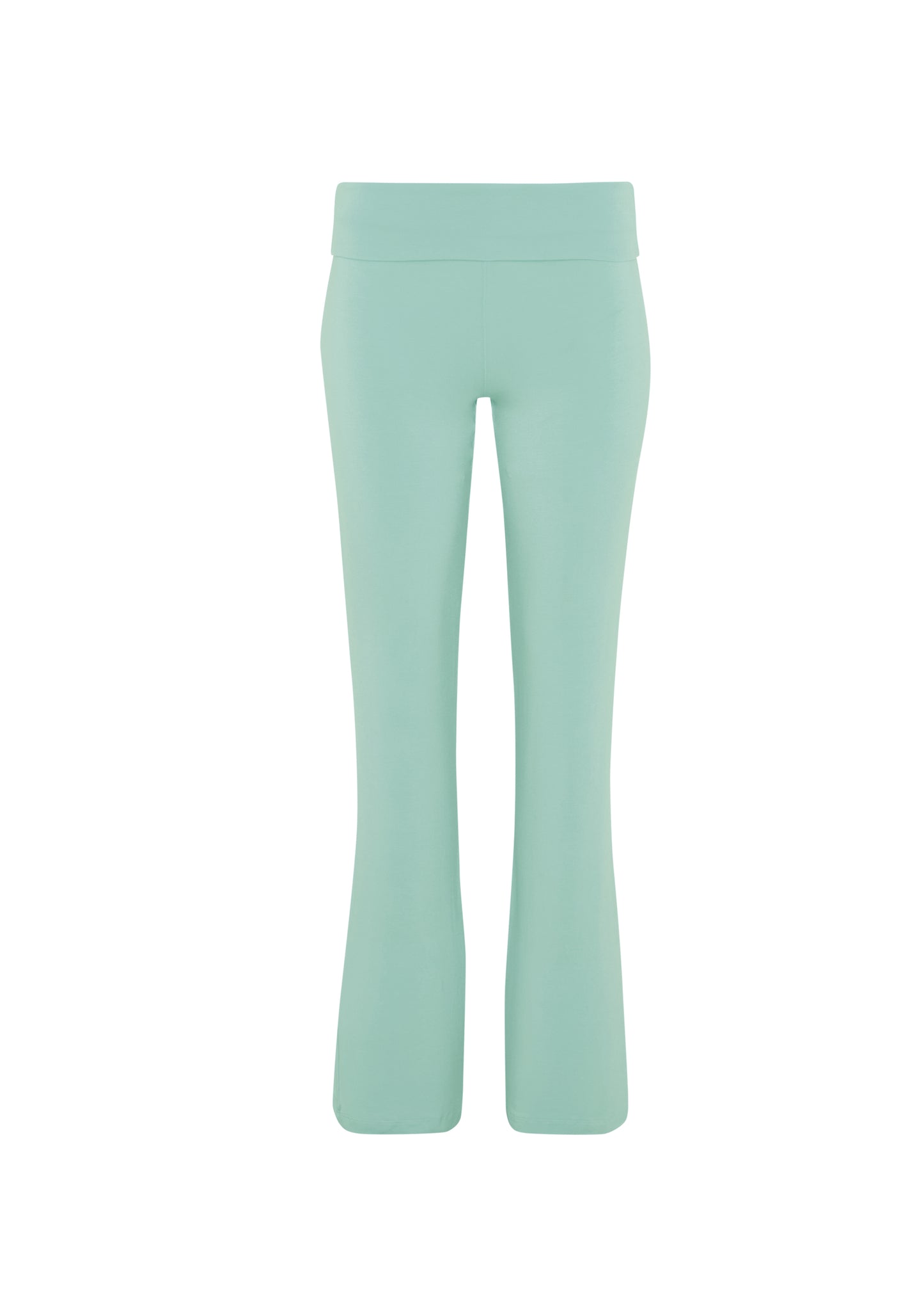 JERSEY FOLDOVER PANTS - Soft jade