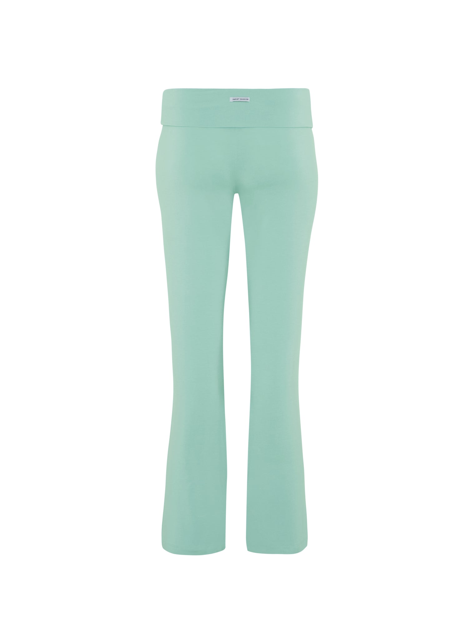 JERSEY FOLDOVER PANTS - Soft jade