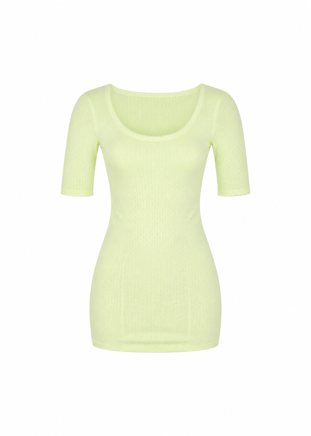 THE CLASSIC REVERSIBLE MINI DRESS - Avocado cream