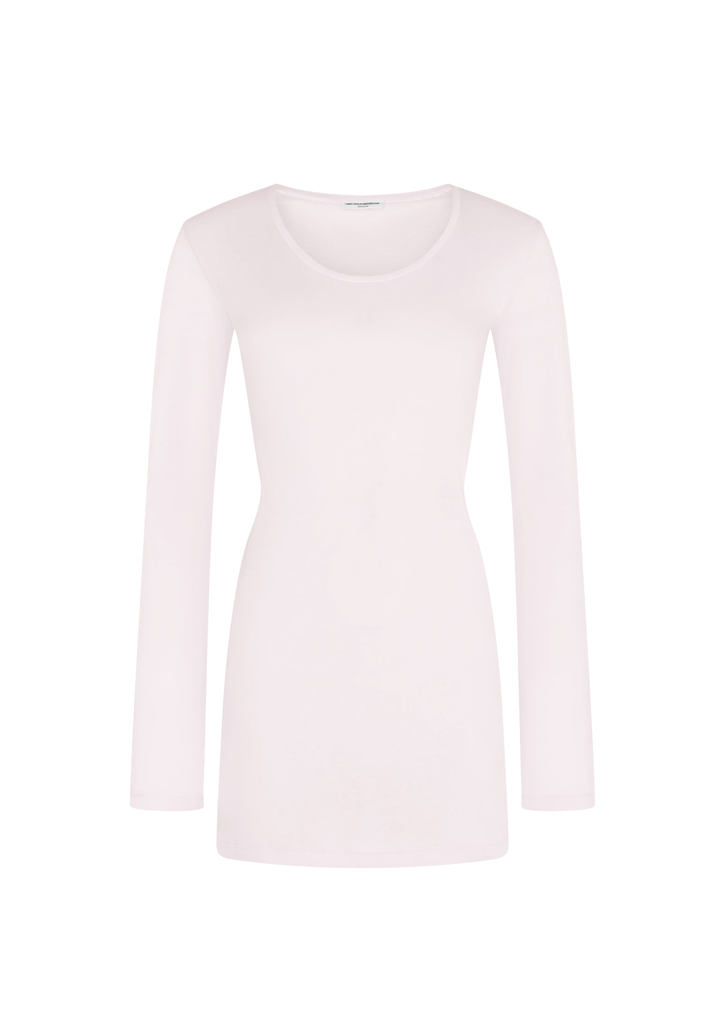 LONG SLEEVE MINI DRESS - PASTEL PINK
