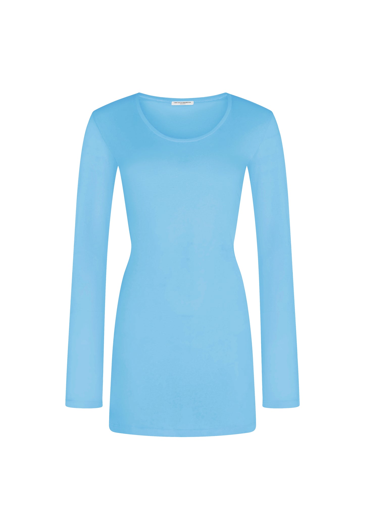 LONG SLEEVE MINI DRESS - Blue