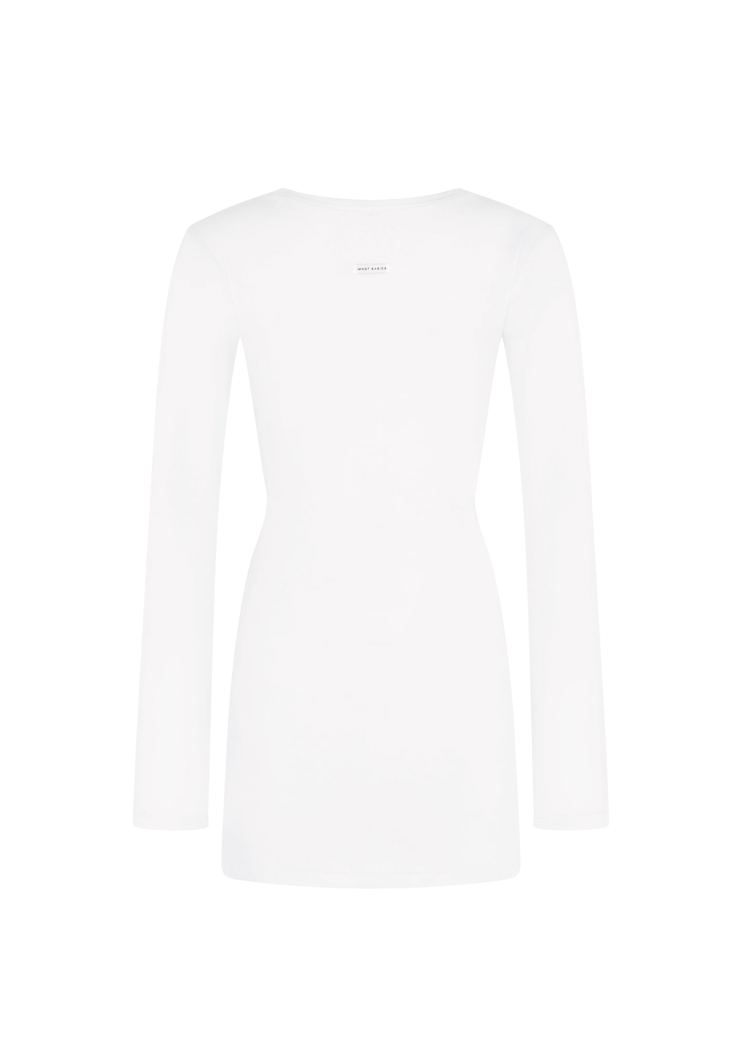 LONG SLEEVE MINI DRESS - WHITE