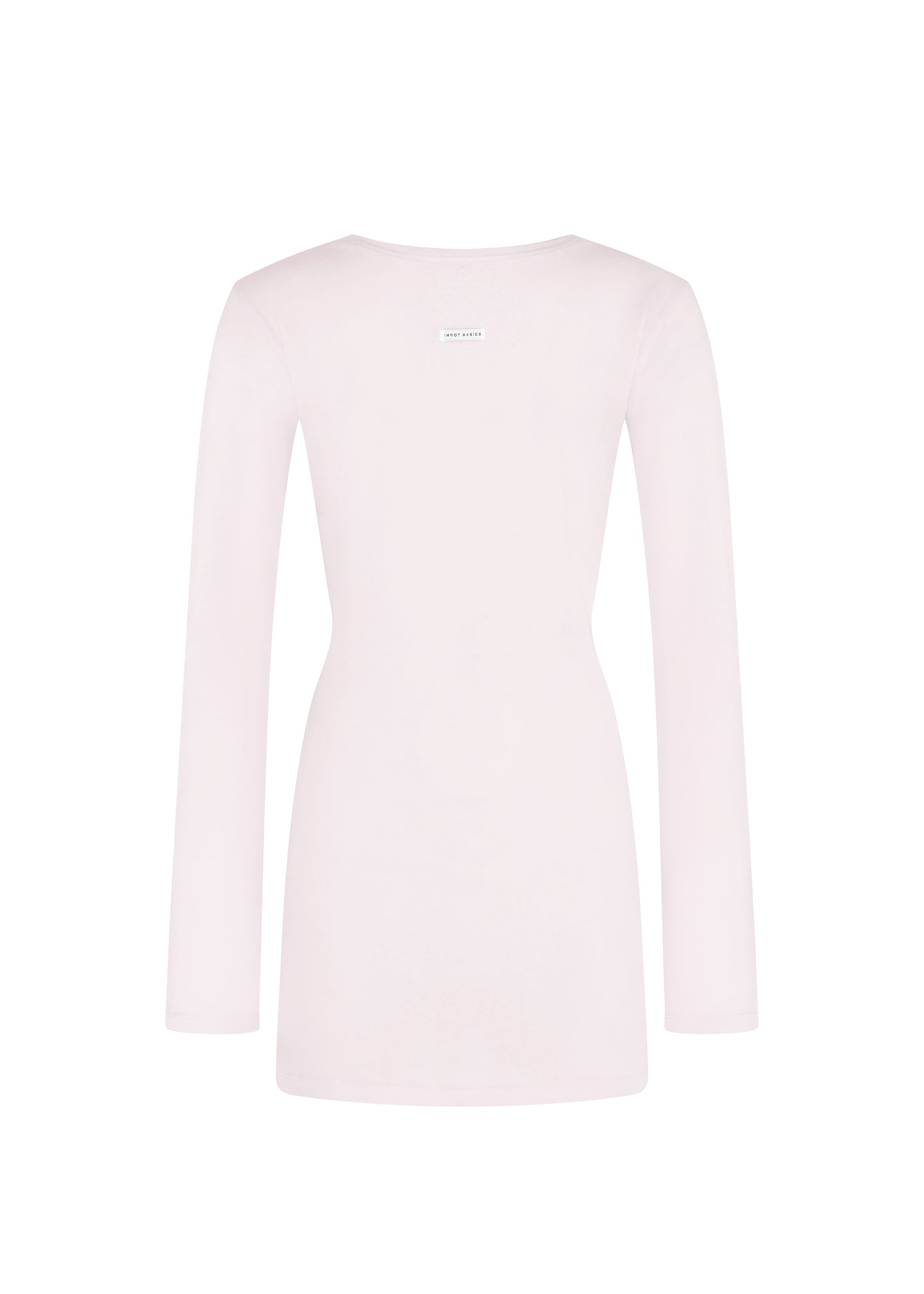 LONG SLEEVE MINI DRESS - PASTEL PINK