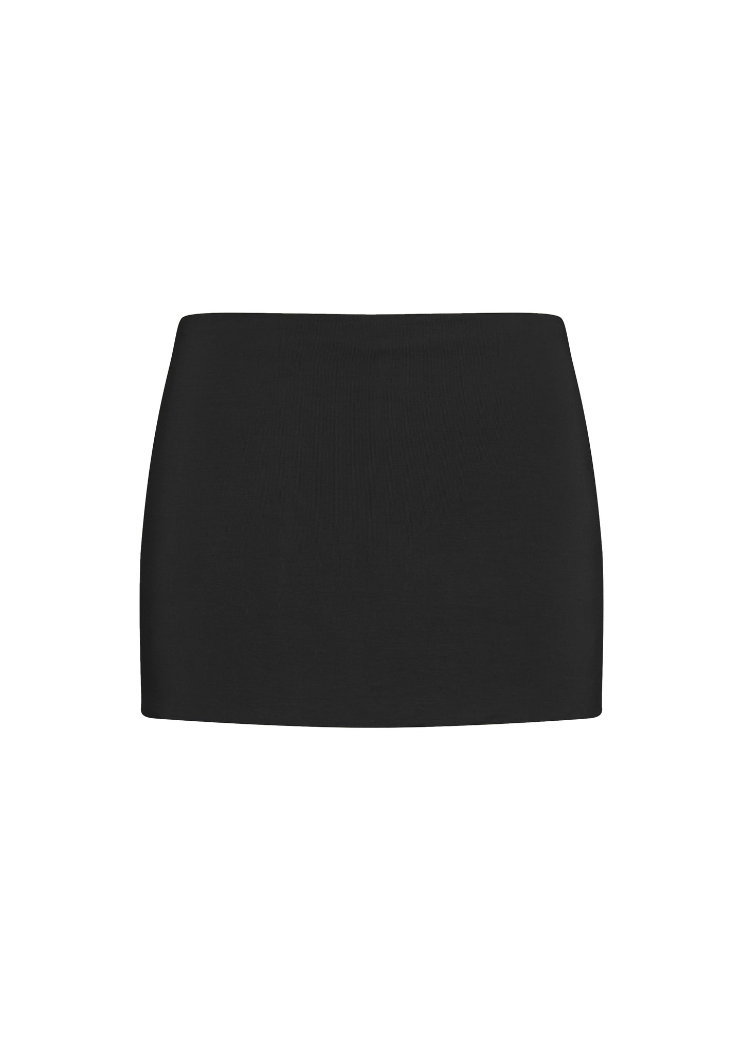 JERSEY FOLDOVER MICRO MIN SKORT - BLACK