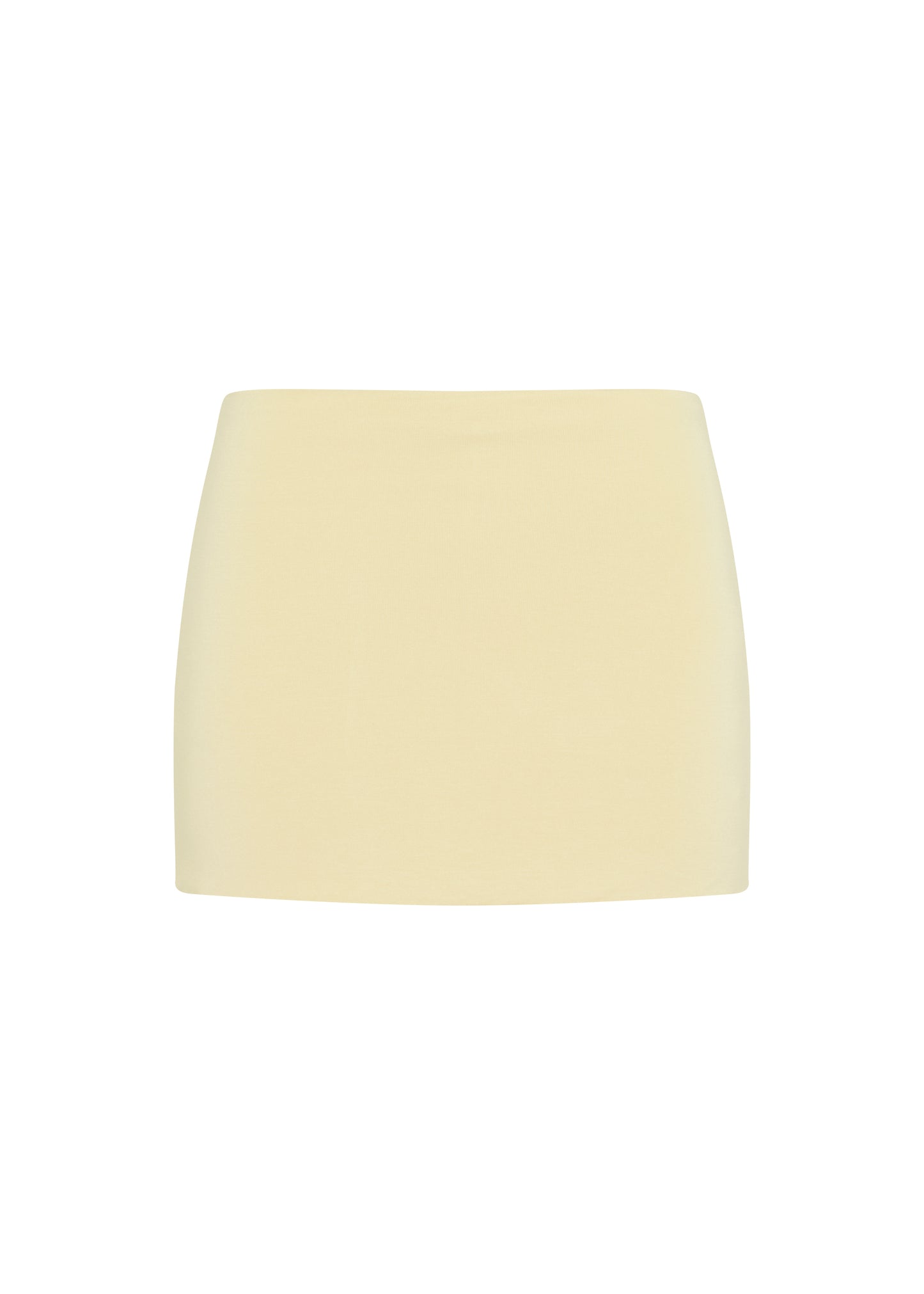 JERSEY FOLDOVER MICRO MIN SKORT - FRESH BUTTER
