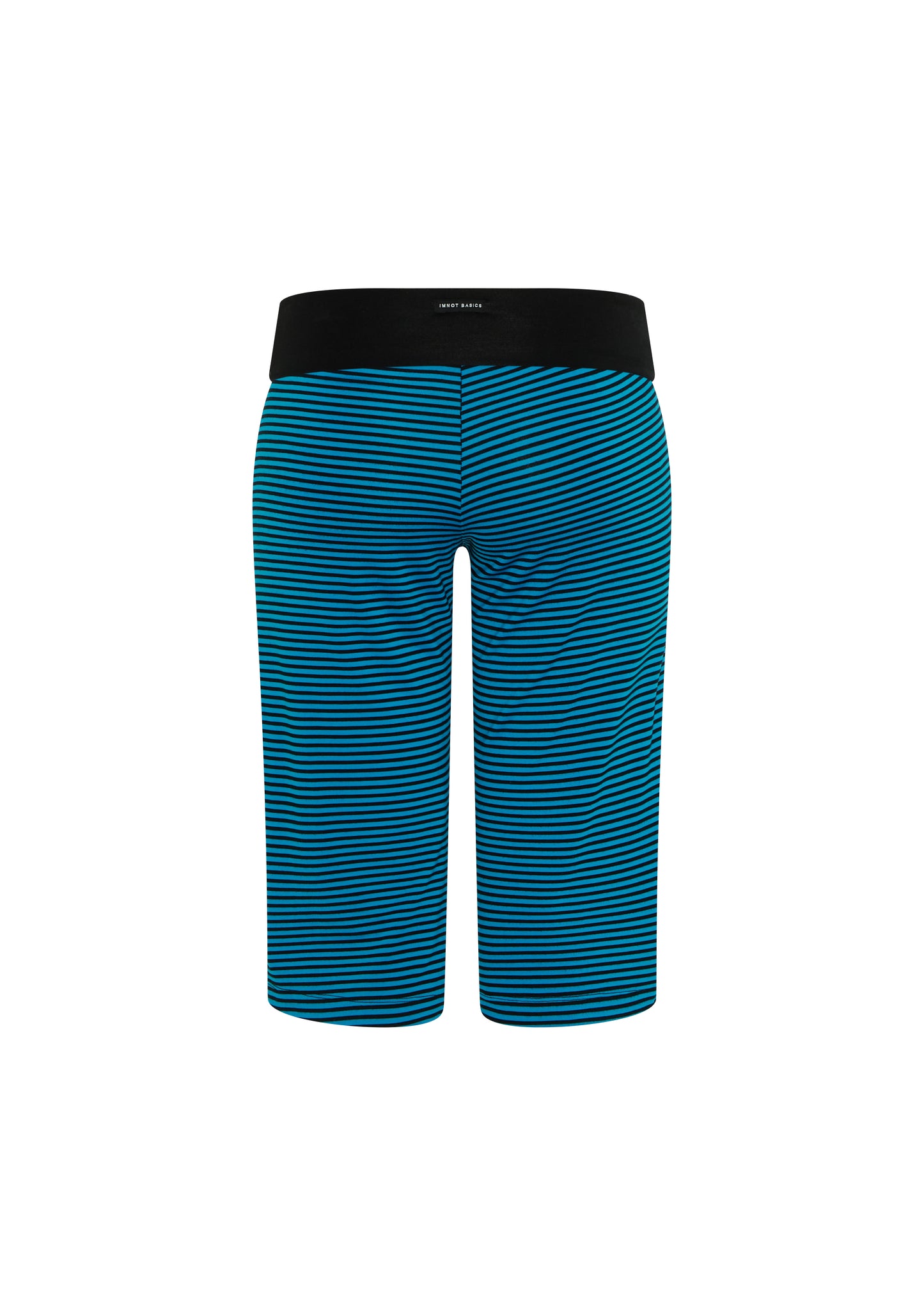 JERSEY FOLDOVER CAPRI PANTS - DEEP TEAL