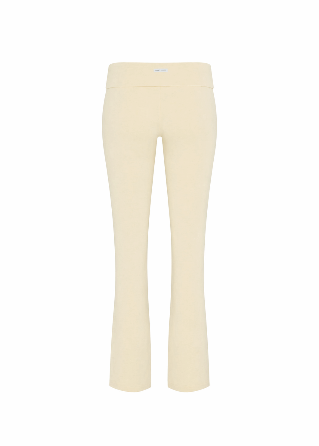 JERSEY FOLDOVER PANTS - FRESH BUTTER