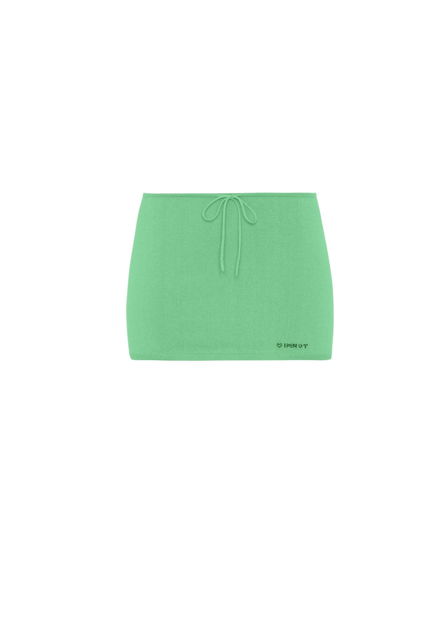 cozy knit mini skirt - apple jelly
