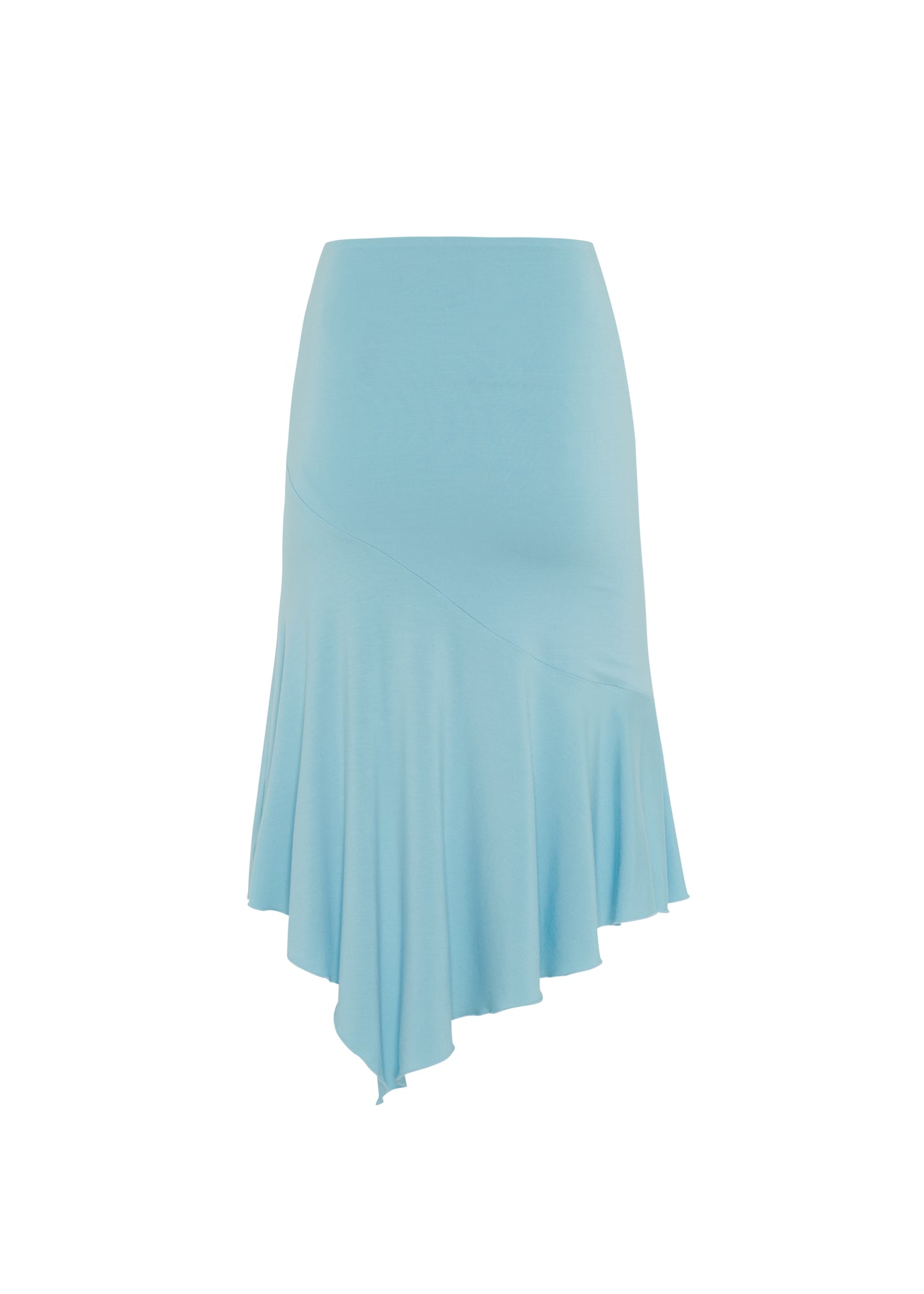 JERSEY FOLDOVER SKIRT - JELLY BLUE