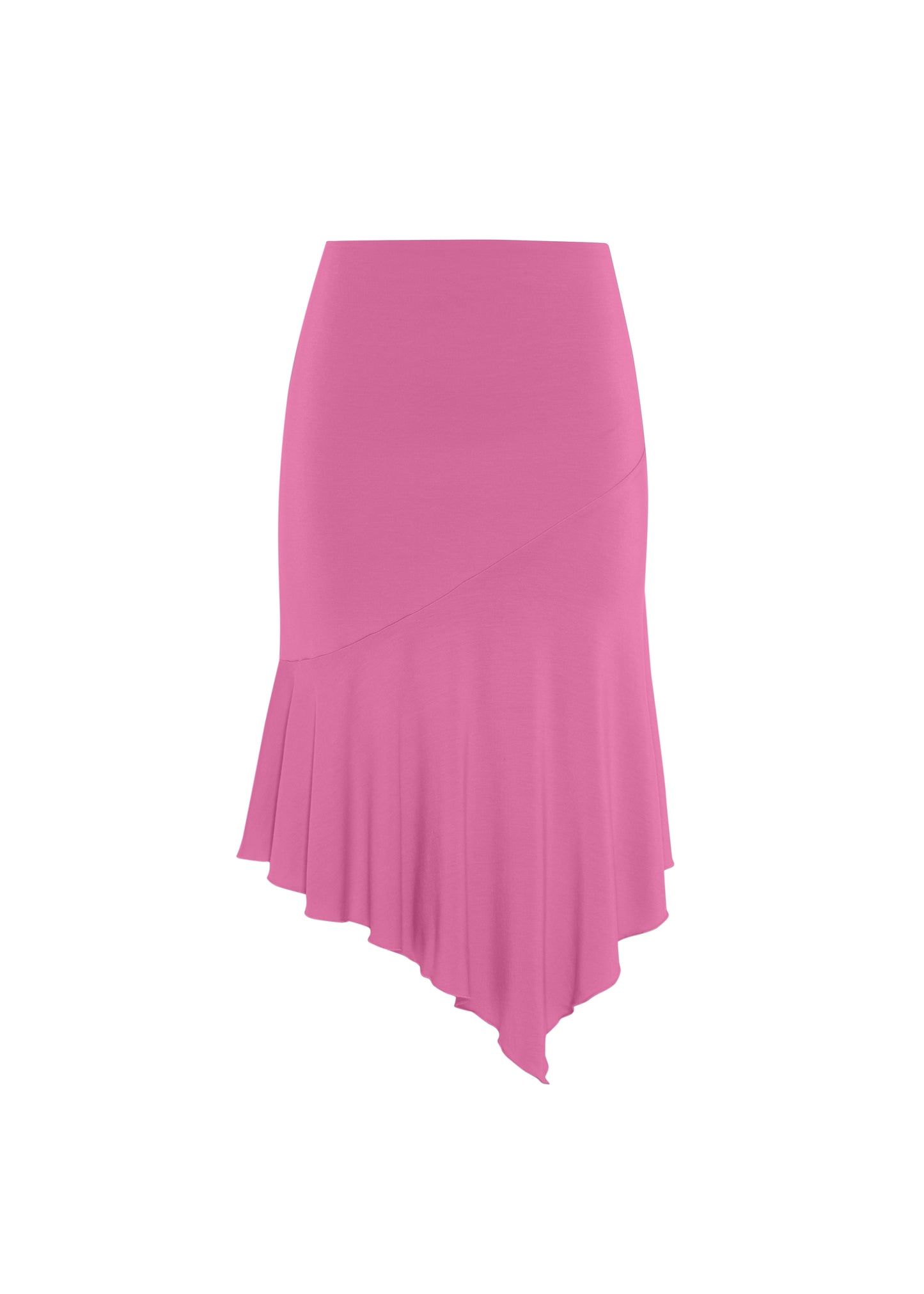 JERSEY FOLDOVER SKIRT - CLAY PINK
