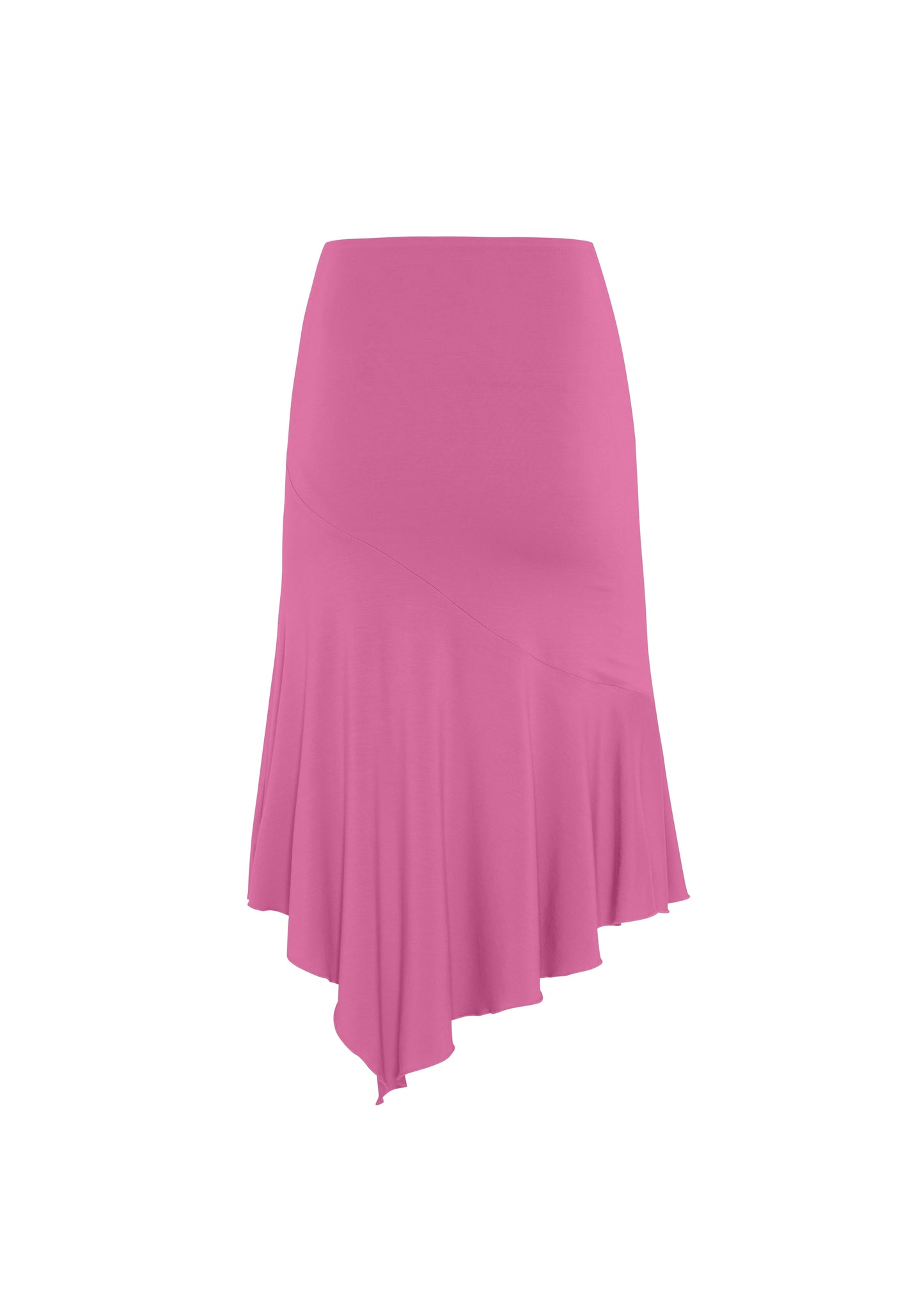 JERSEY FOLDOVER SKIRT - CLAY PINK