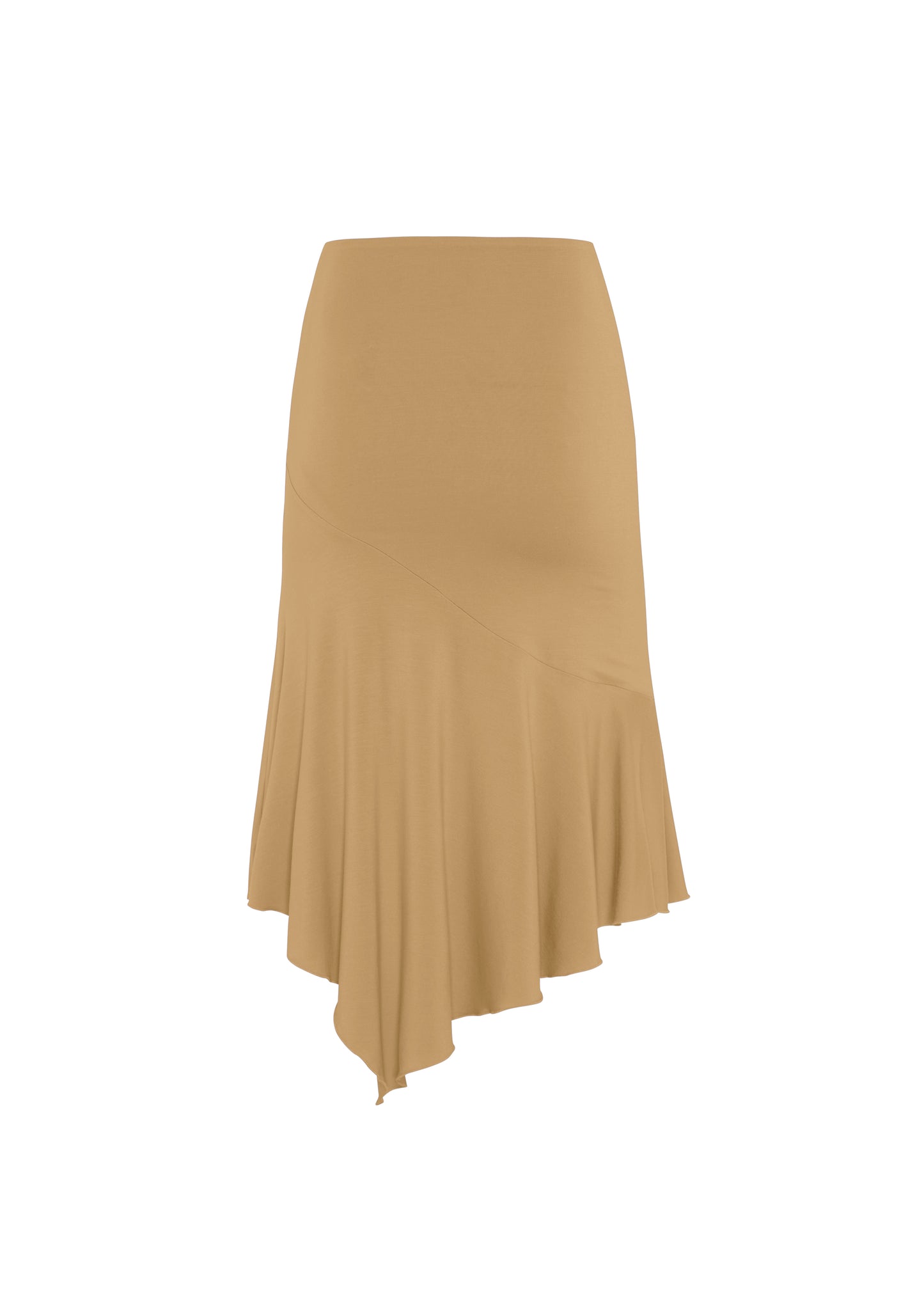 JERSEY FOLDOVER SKIRT - DRY OAT