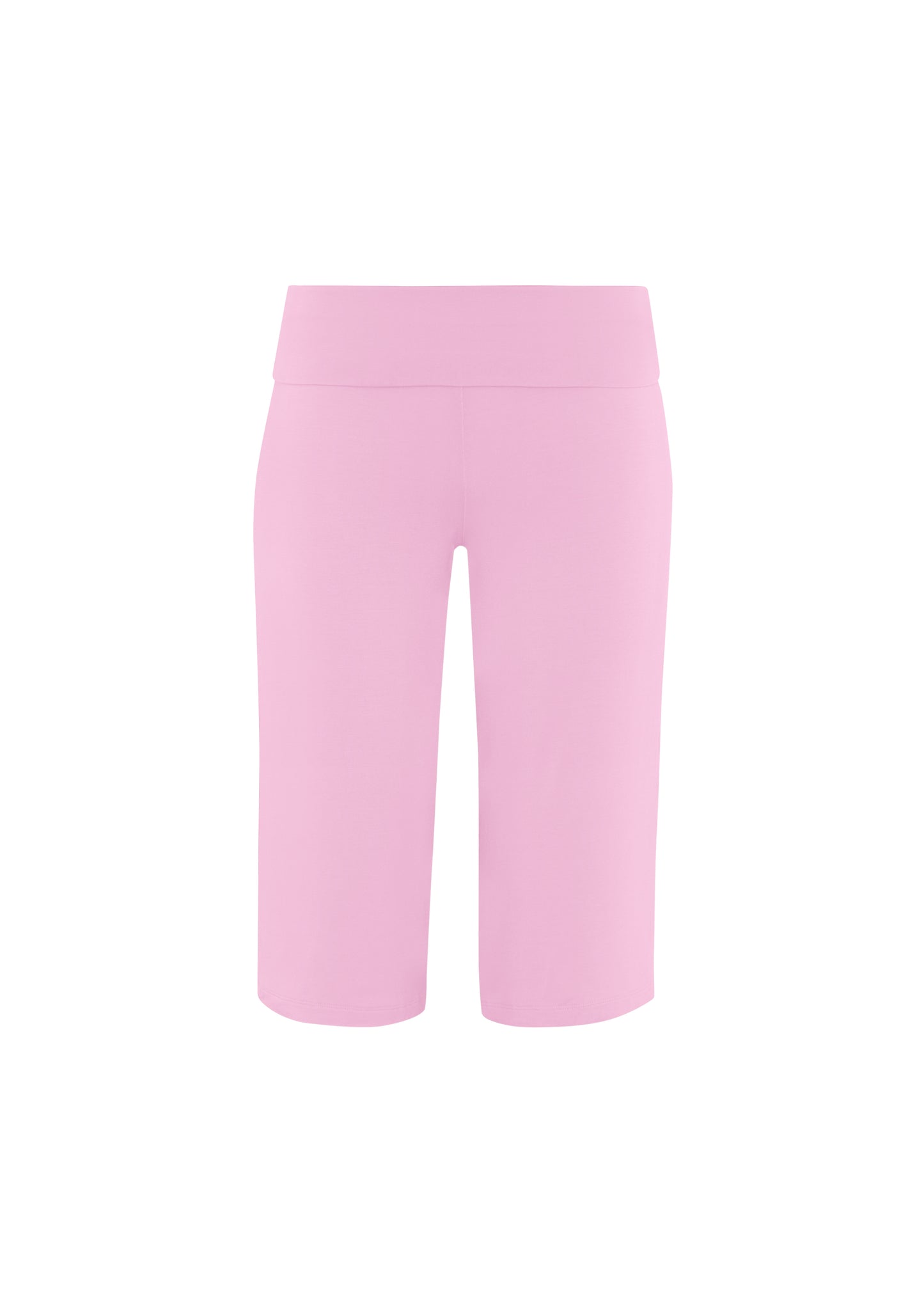 JERSEY FOLDOVER CAPRI PANTS - Pretty pink