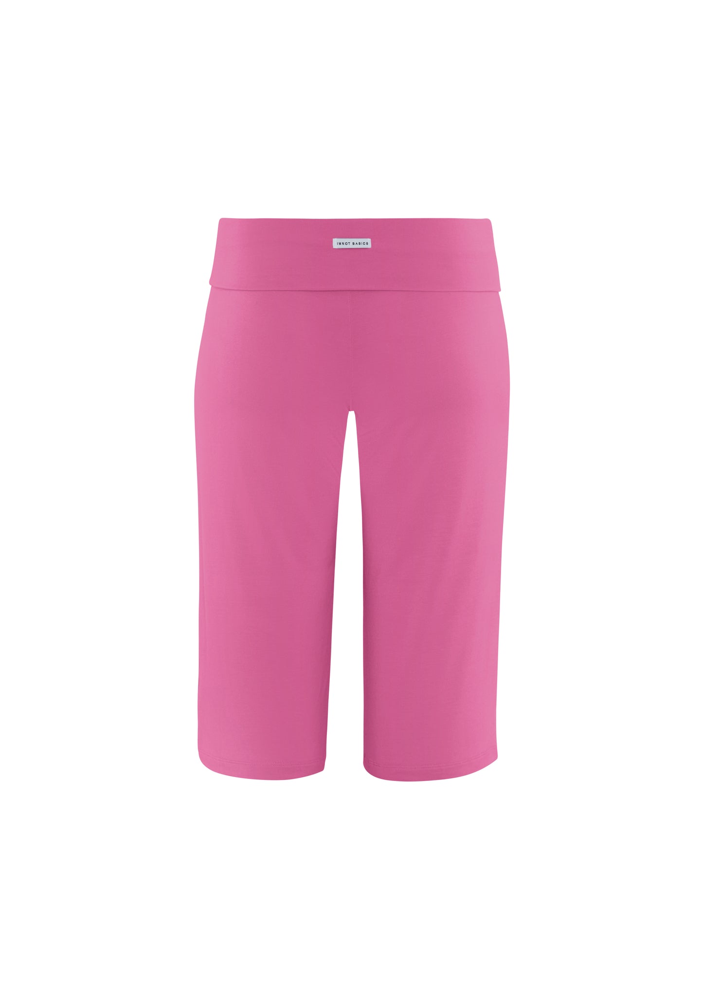 JERSEY FOLDOVER CAPRI PANTS - CLAY PINK