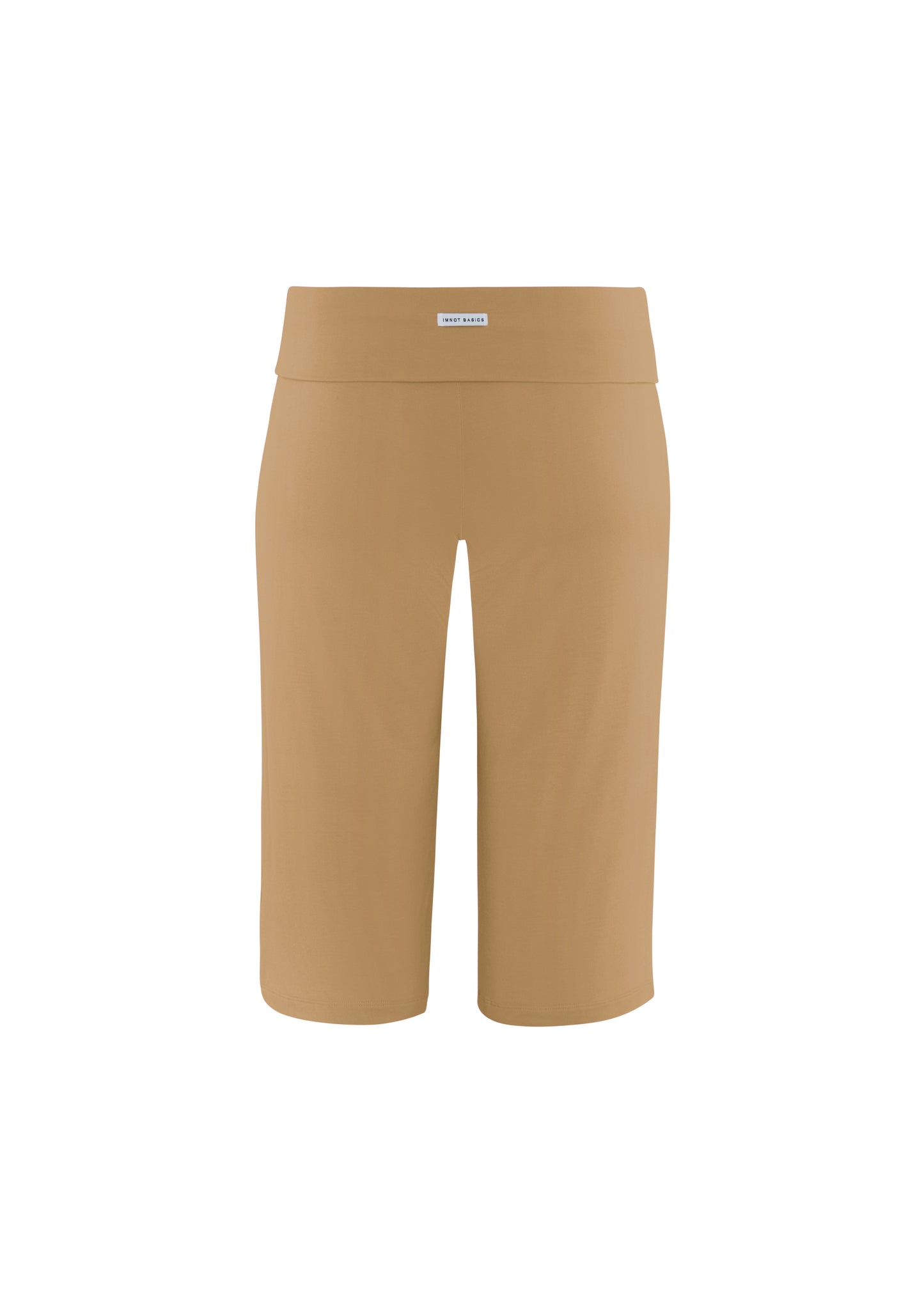 JERSEY FOLDOVER CAPRI PANTS - DRY OAT