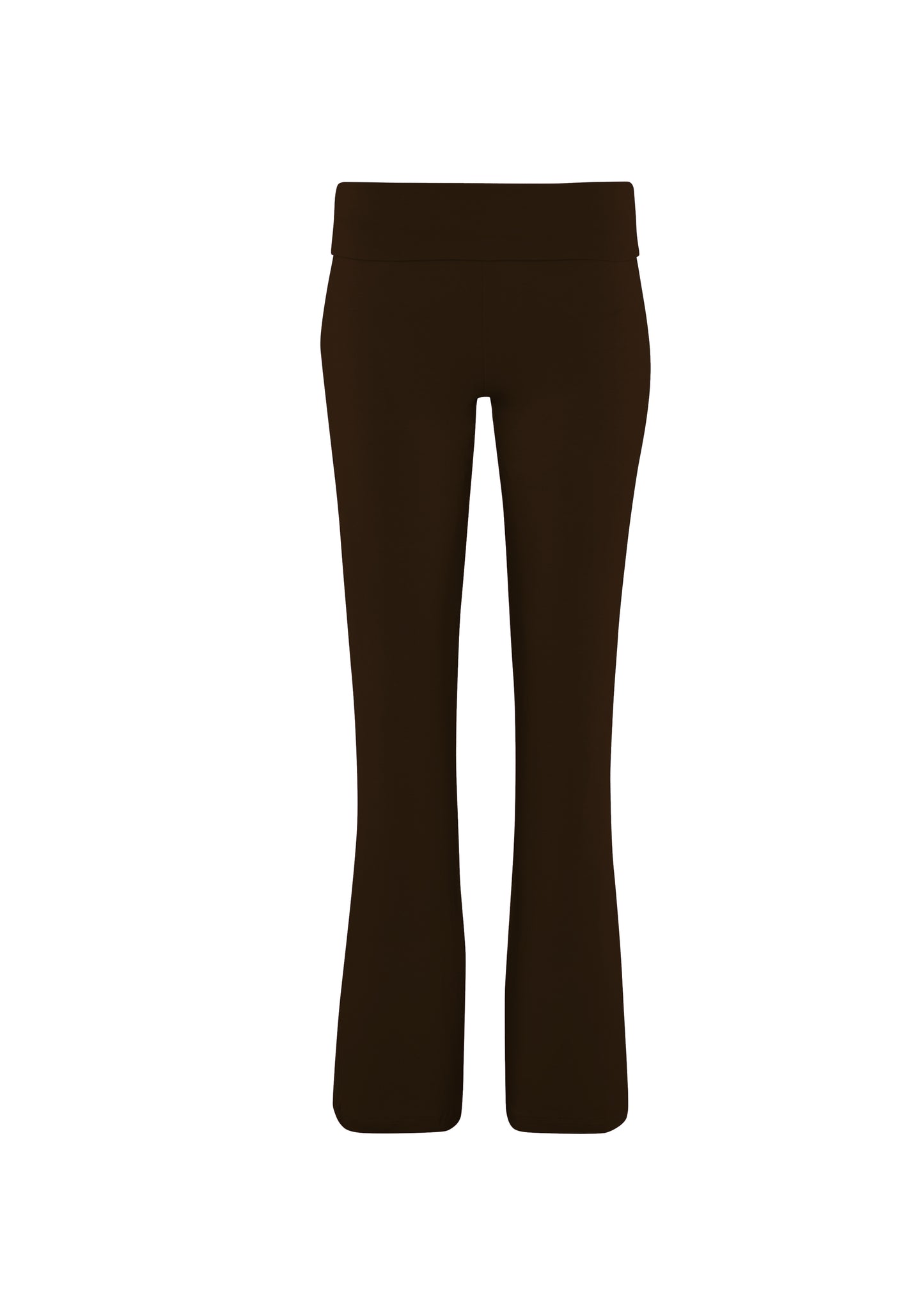 JERSEY FOLDOVER PANTS - CHOCOLATE BARK