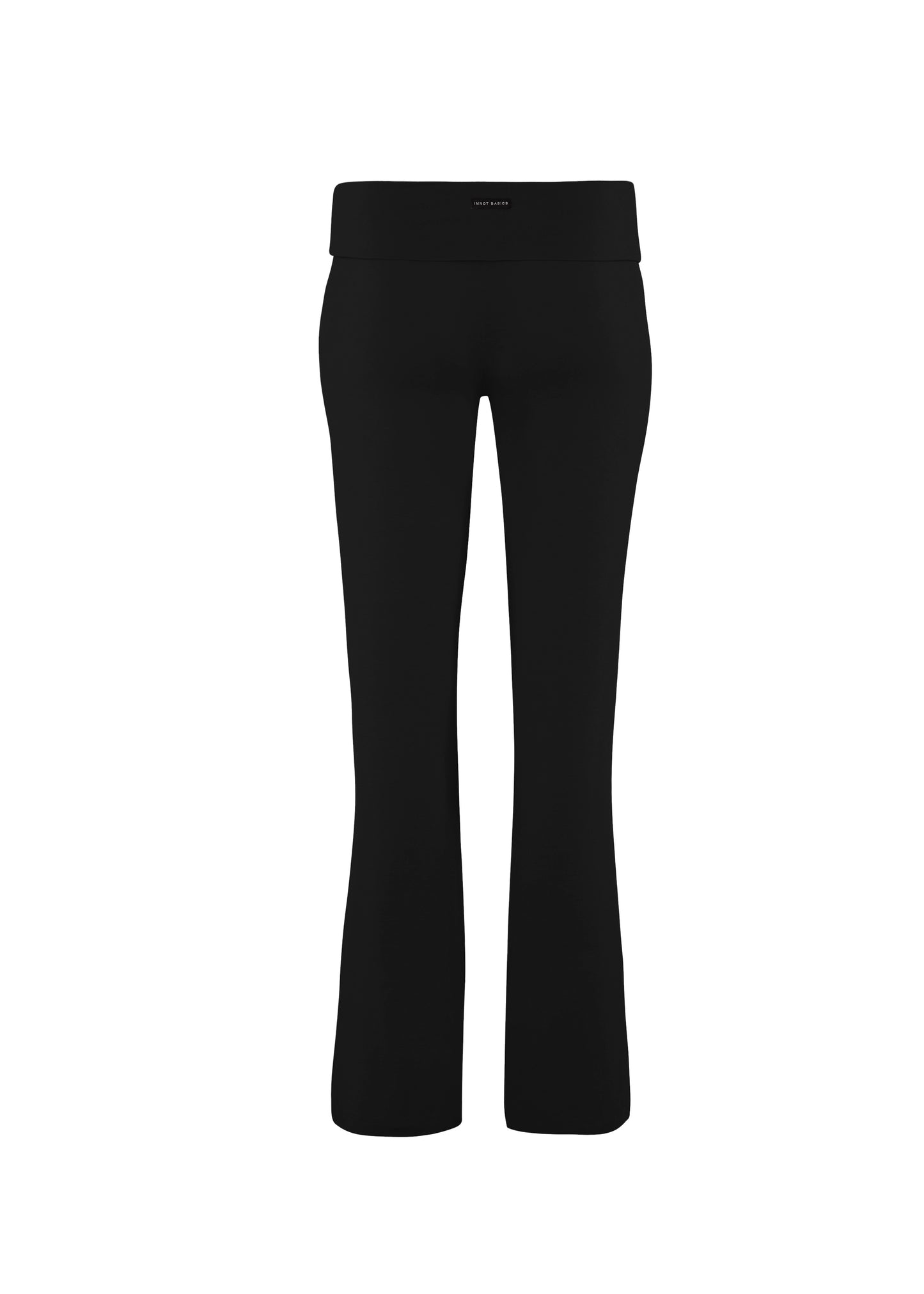 JERSEY FOLDOVER PANTS - DEEP BLACK