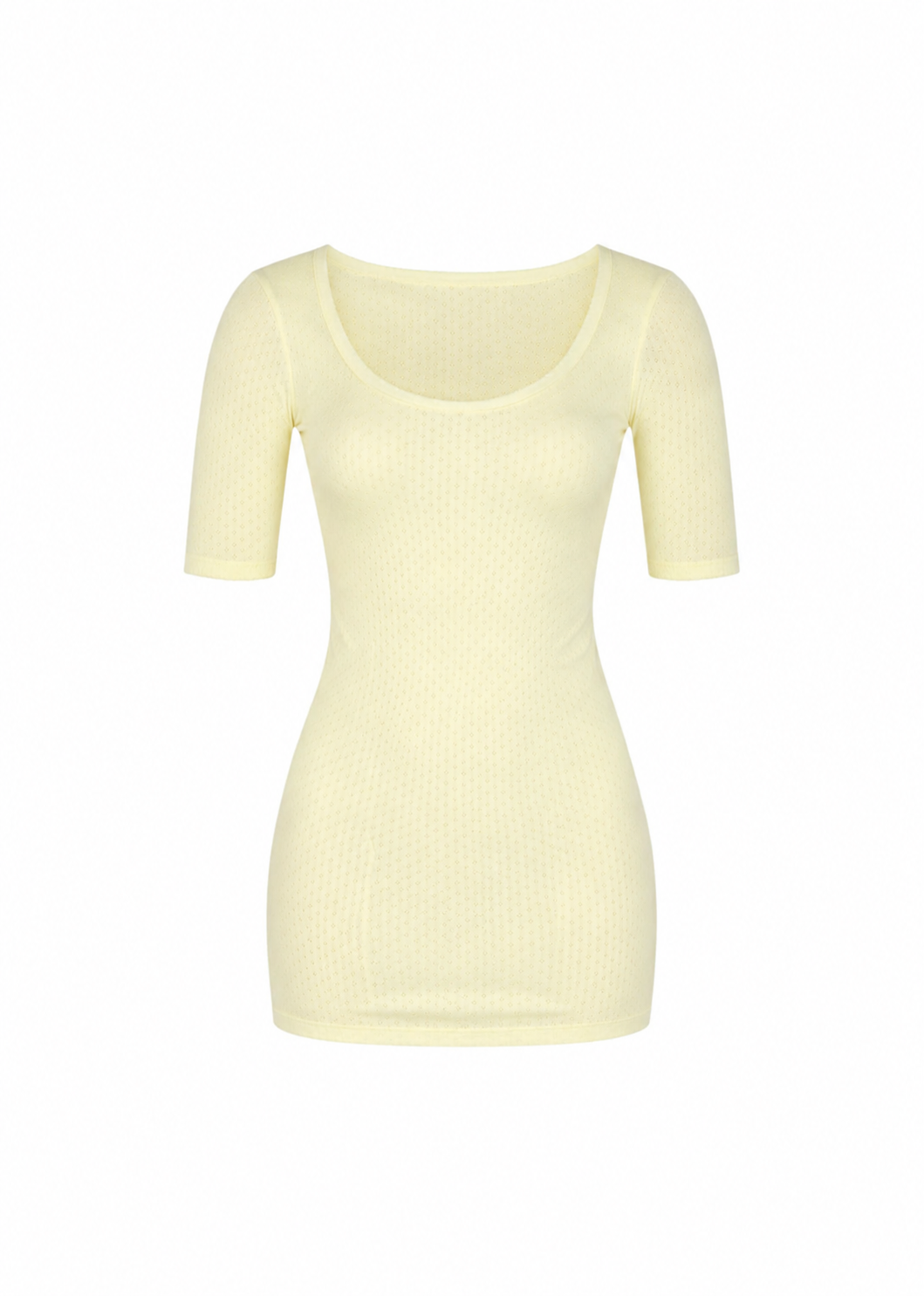 THE CLASSIC REVERSIBLE MINI DRESS - Butter milk