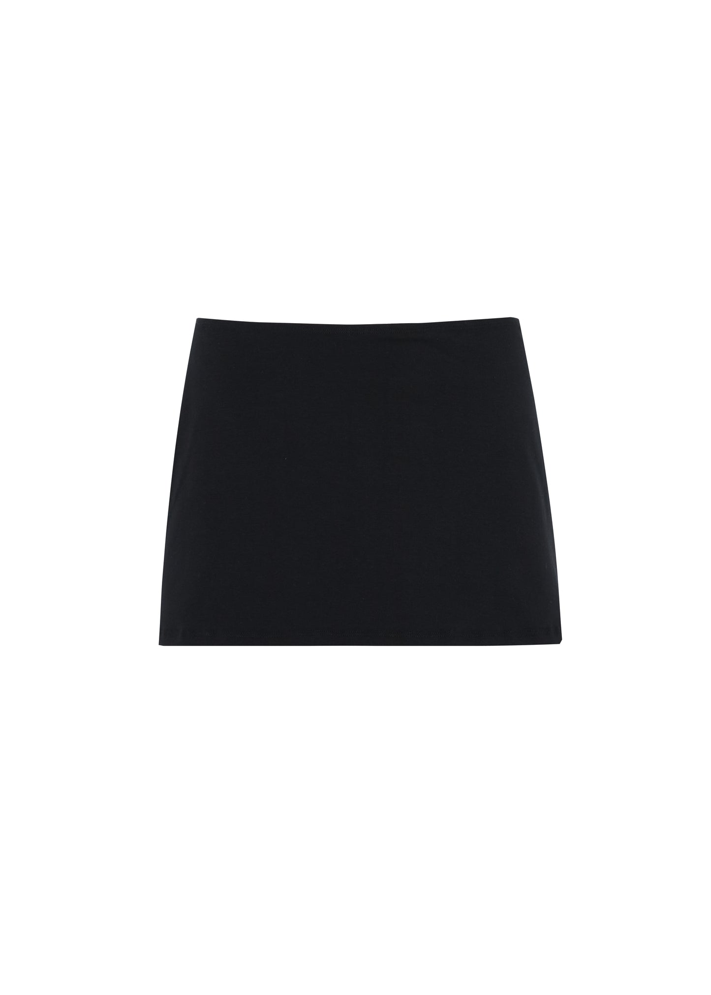 Basic Mini Skirt in black