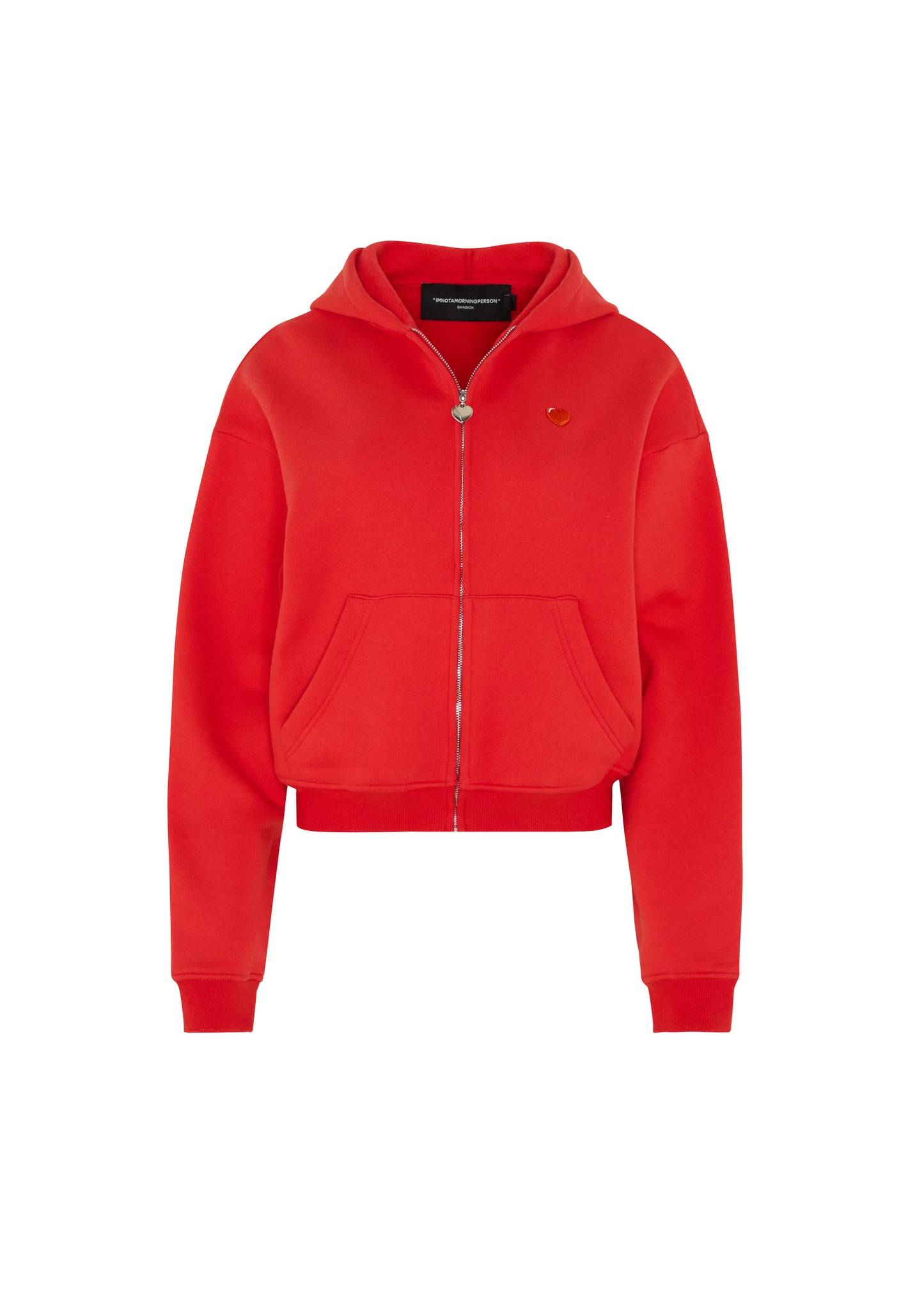 CLASSIC CROPPED FLEECE HOODIE - CANDY