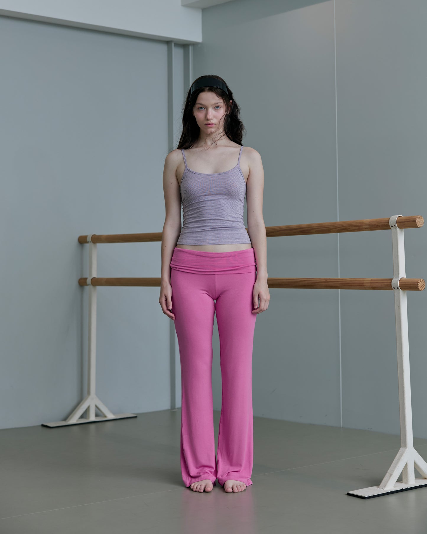 JERSEY FOLDOVER PANTS - CLAY PINK