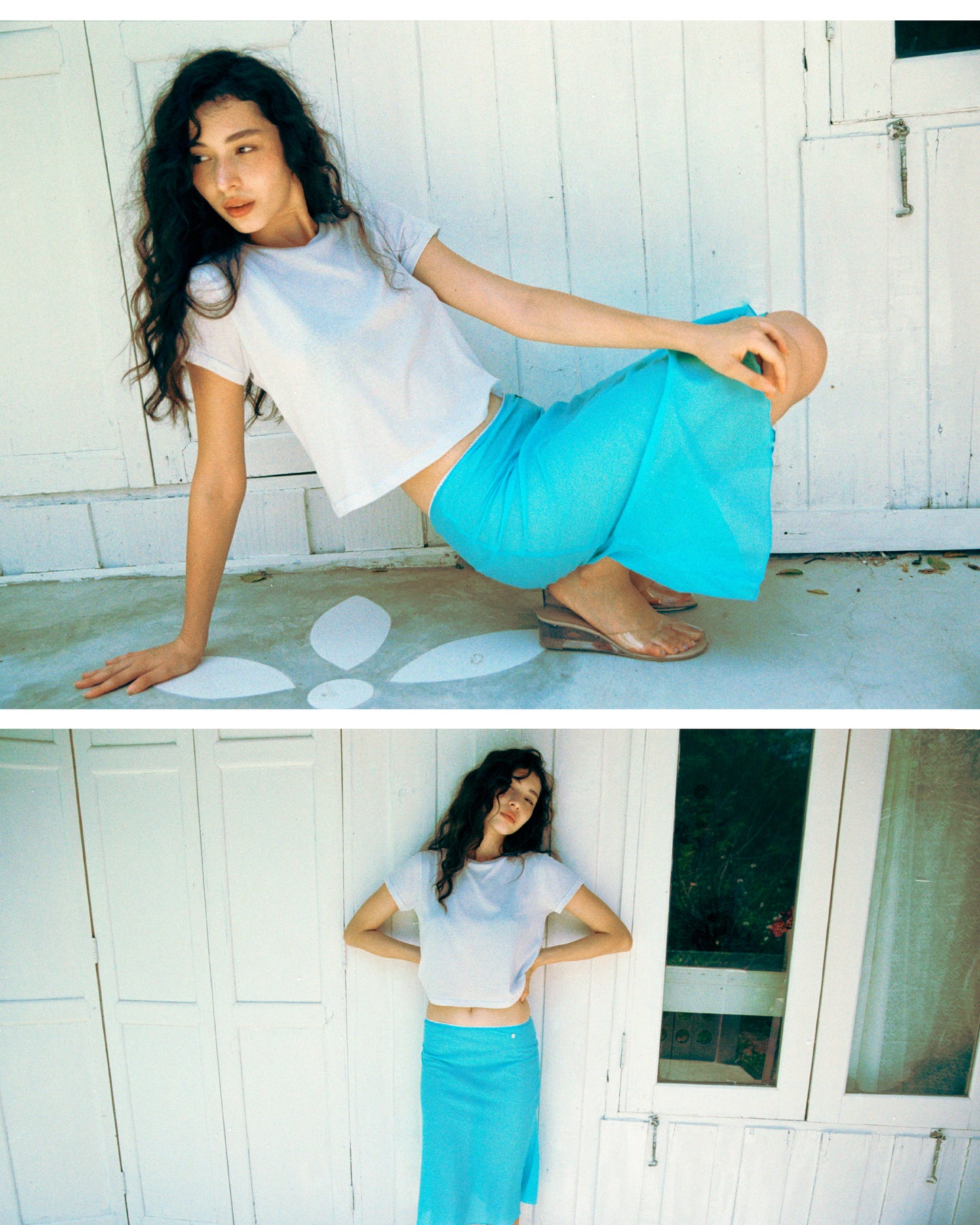 breeze cotton skirt - Water ballet