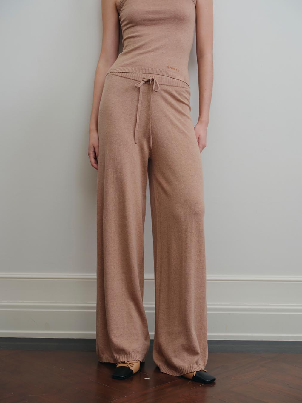 COZY KNIT PANTS- CINNAMON