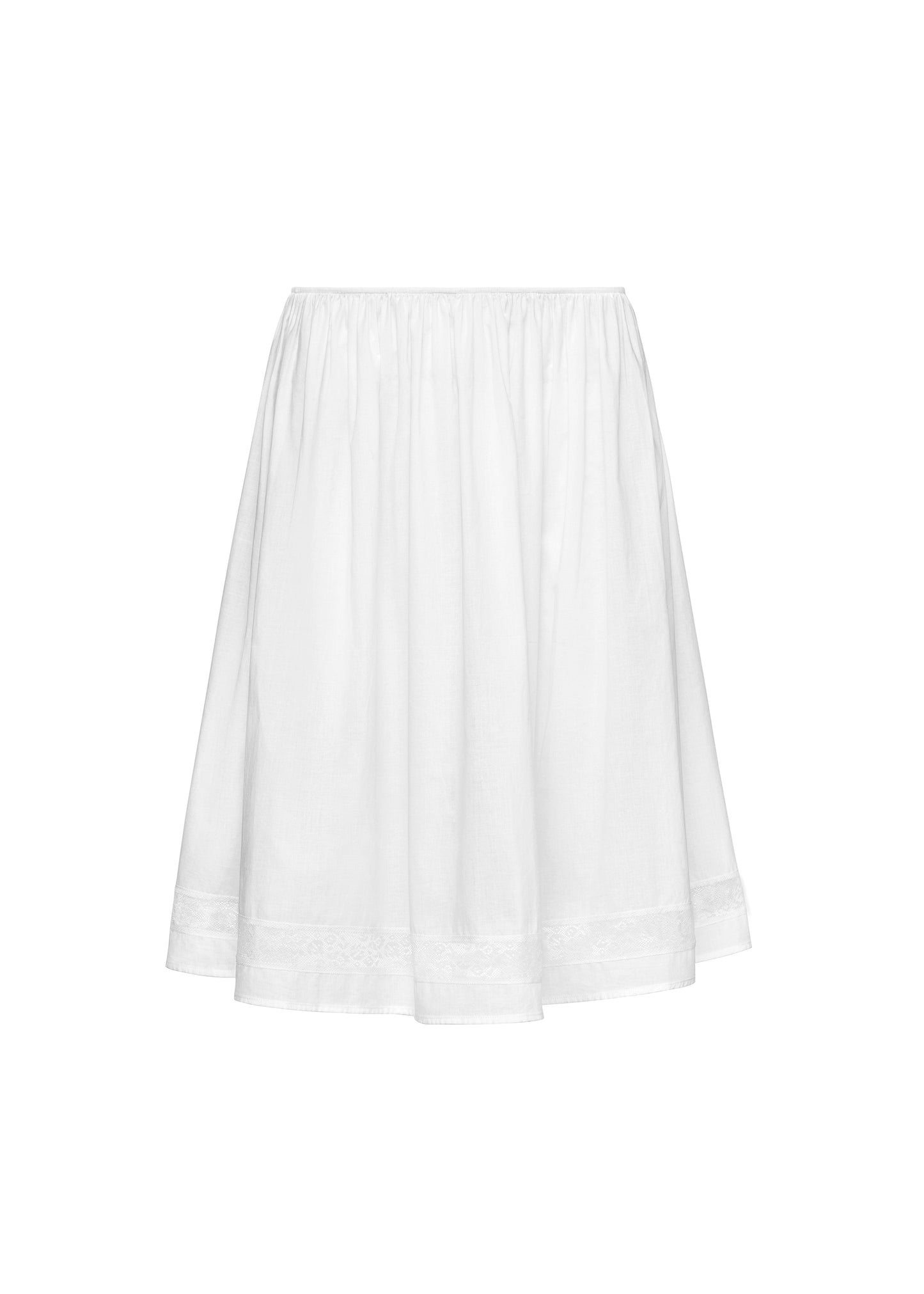 The Blooming classic skirt - white