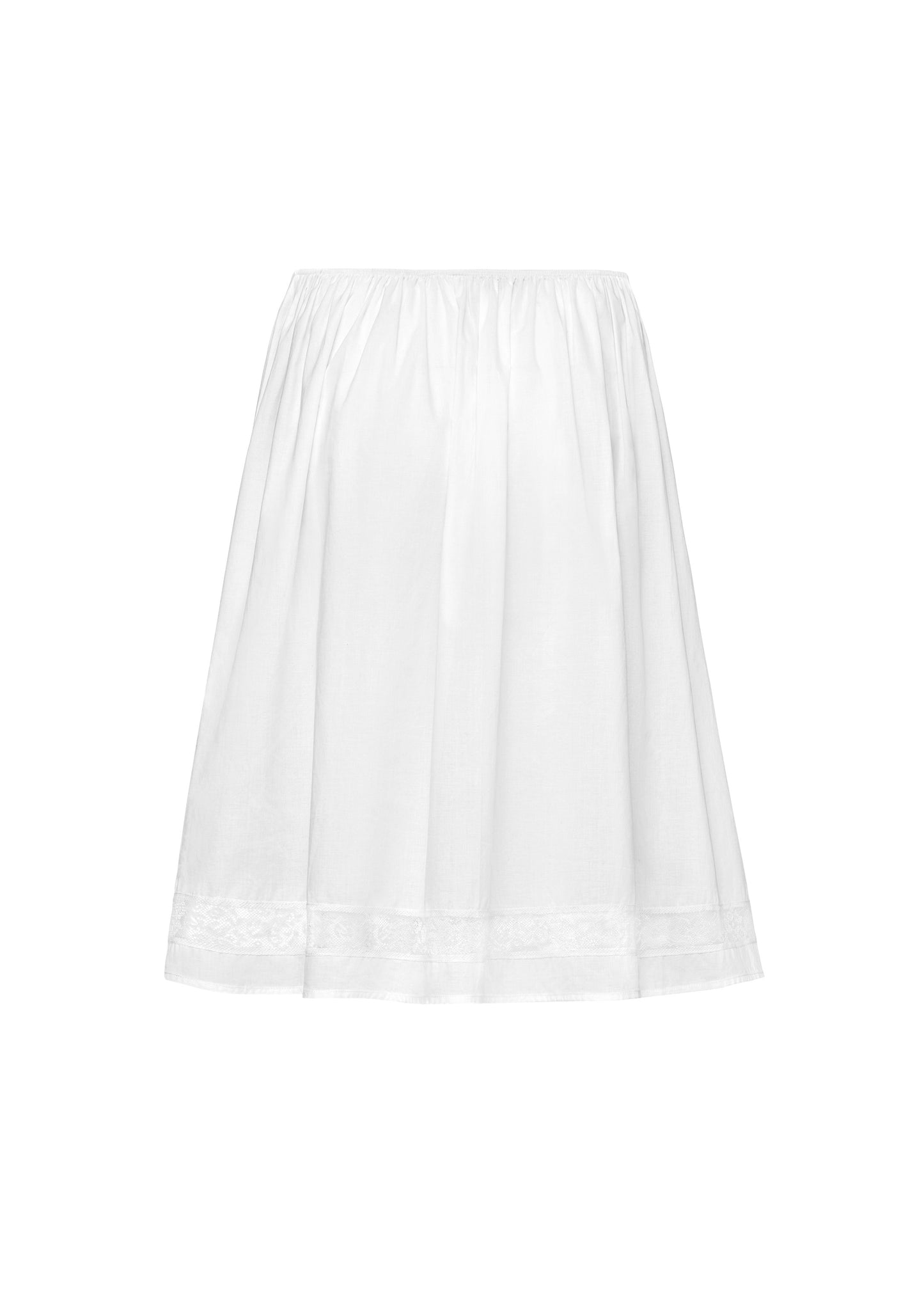 The Blooming classic skirt - white