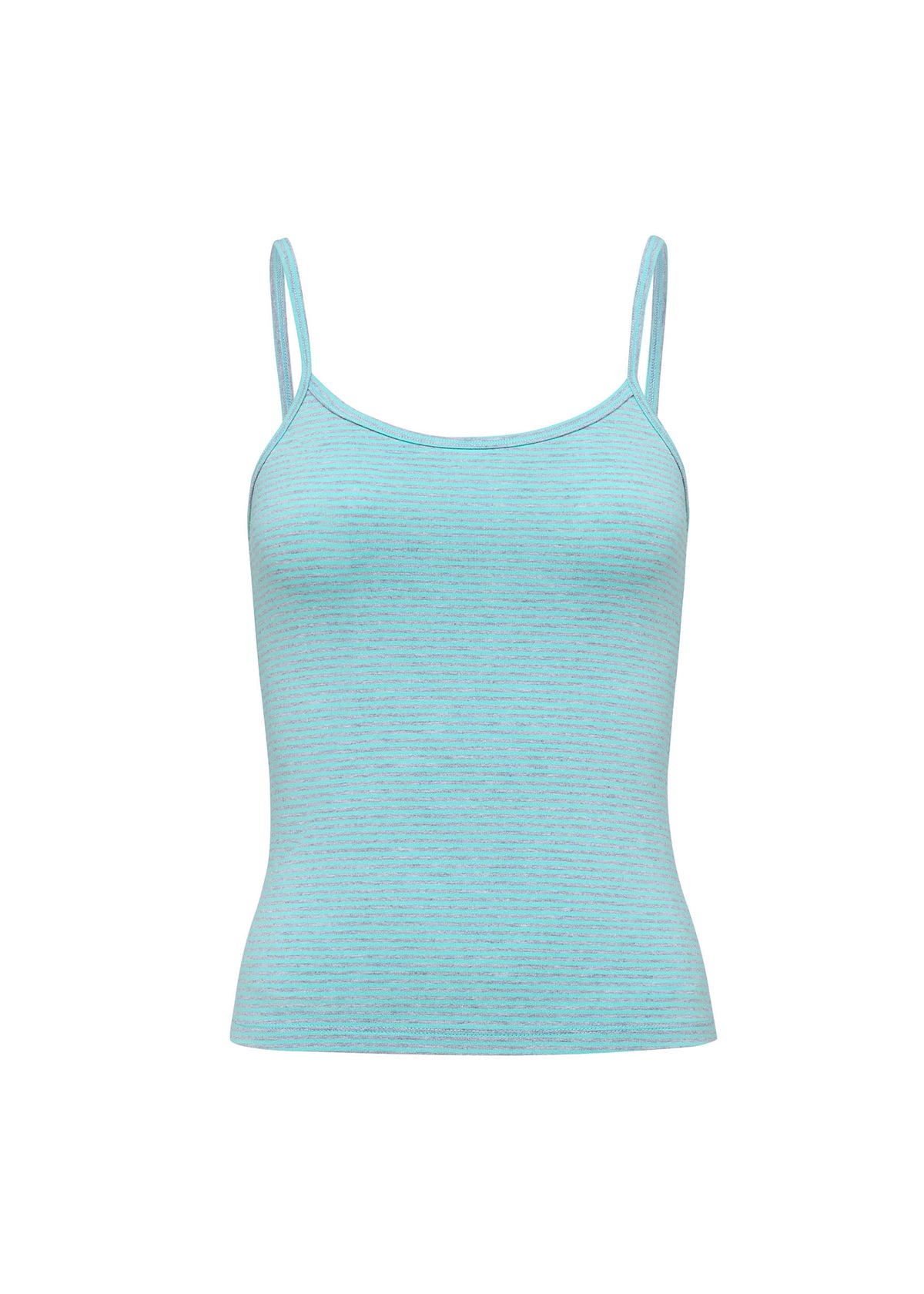 Imnot basic cami top - Mint stripe