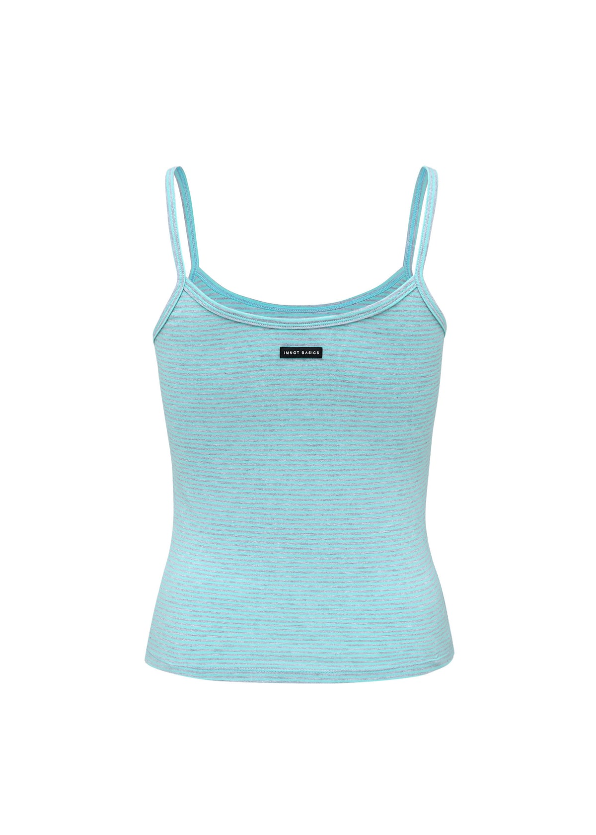 Imnot basic cami top - Mint stripe