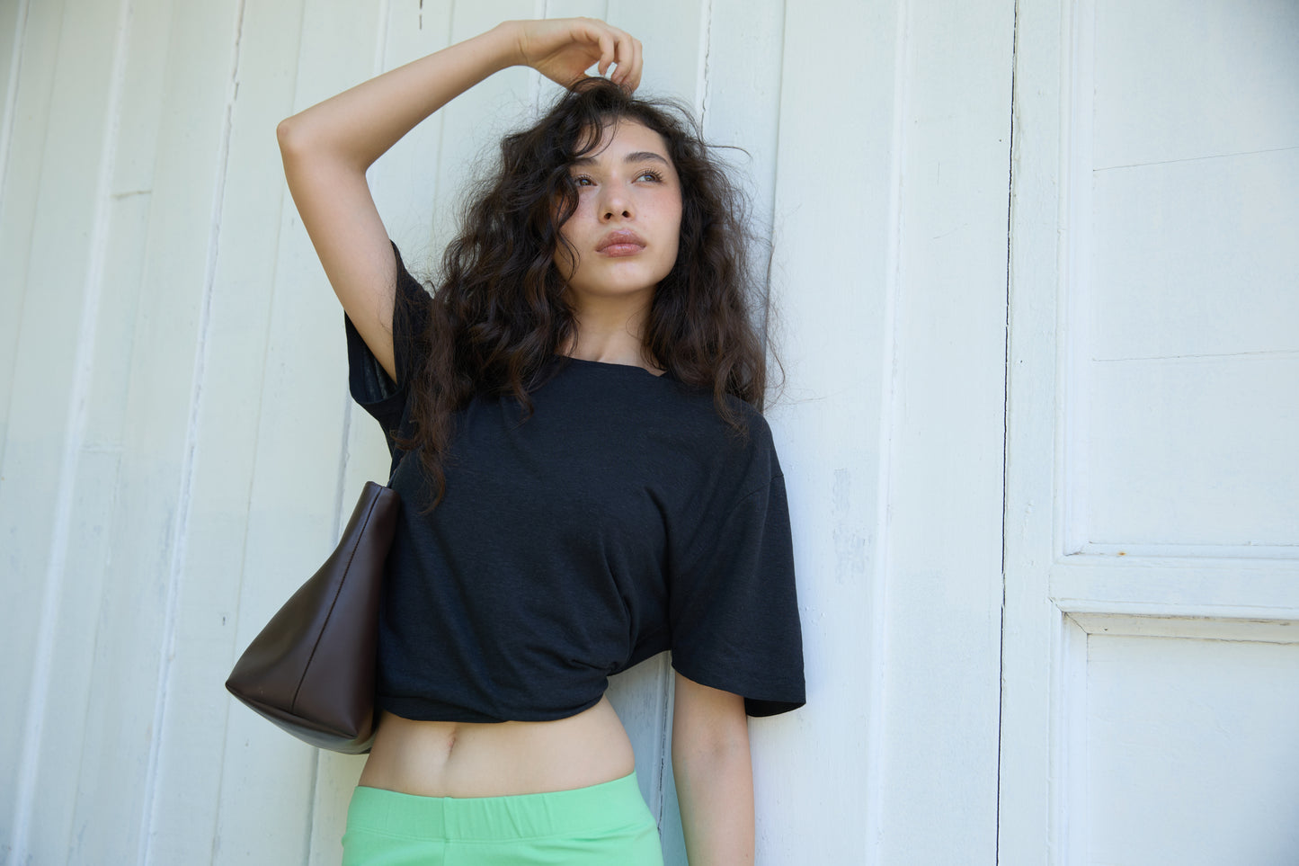 OVERSIZED SUMMER T-SHIRT - BLACK