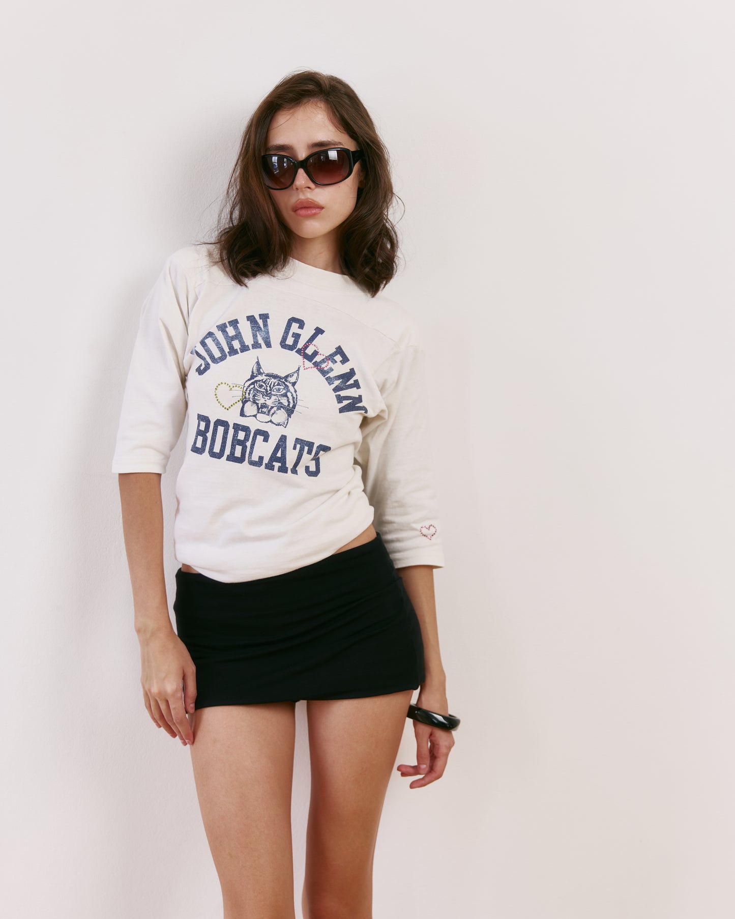 JERSEY FOLDOVER MICRO MIN SKORT - BLACK