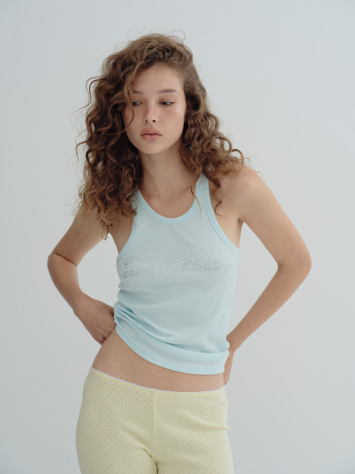 Bling Bling Tank - Seven Year in.. Baby Blue