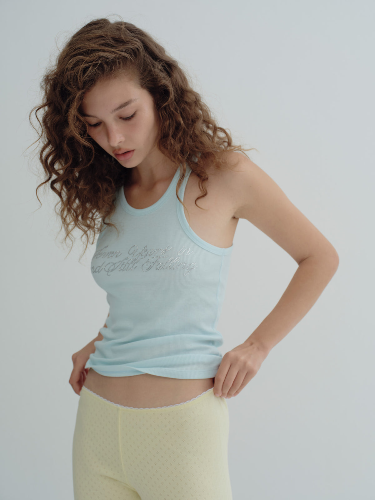 Bling Bling Tank - Seven Year in.. Baby Blue