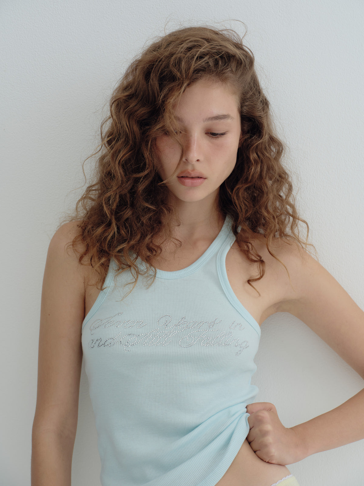 Bling Bling Tank - Seven Year in.. Baby Blue
