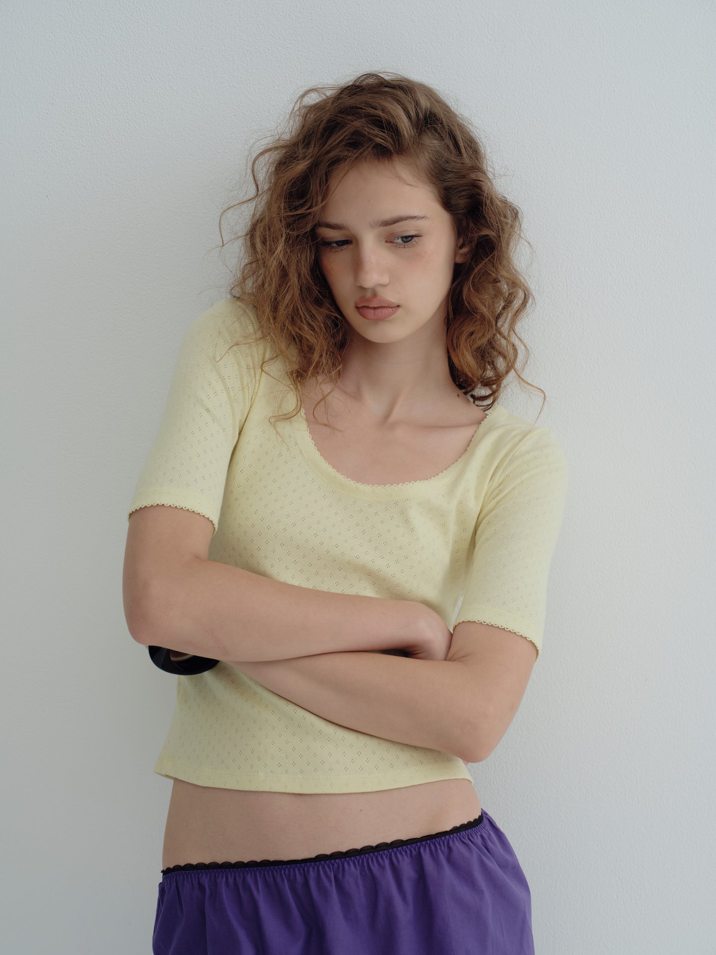 THE CLASSIC REVERSIBLE TOP - Butter milk