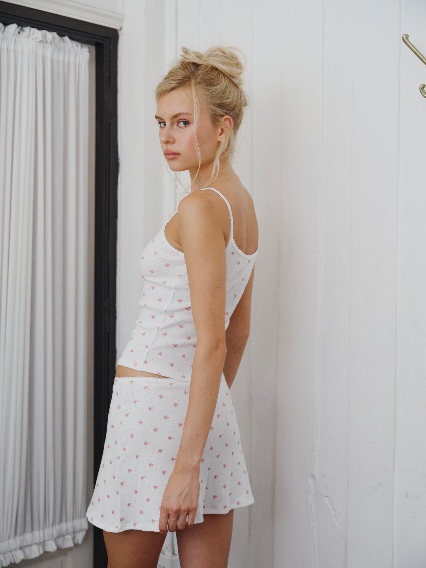 THE CLASSIC MINI SKIRT - pink rose sugar