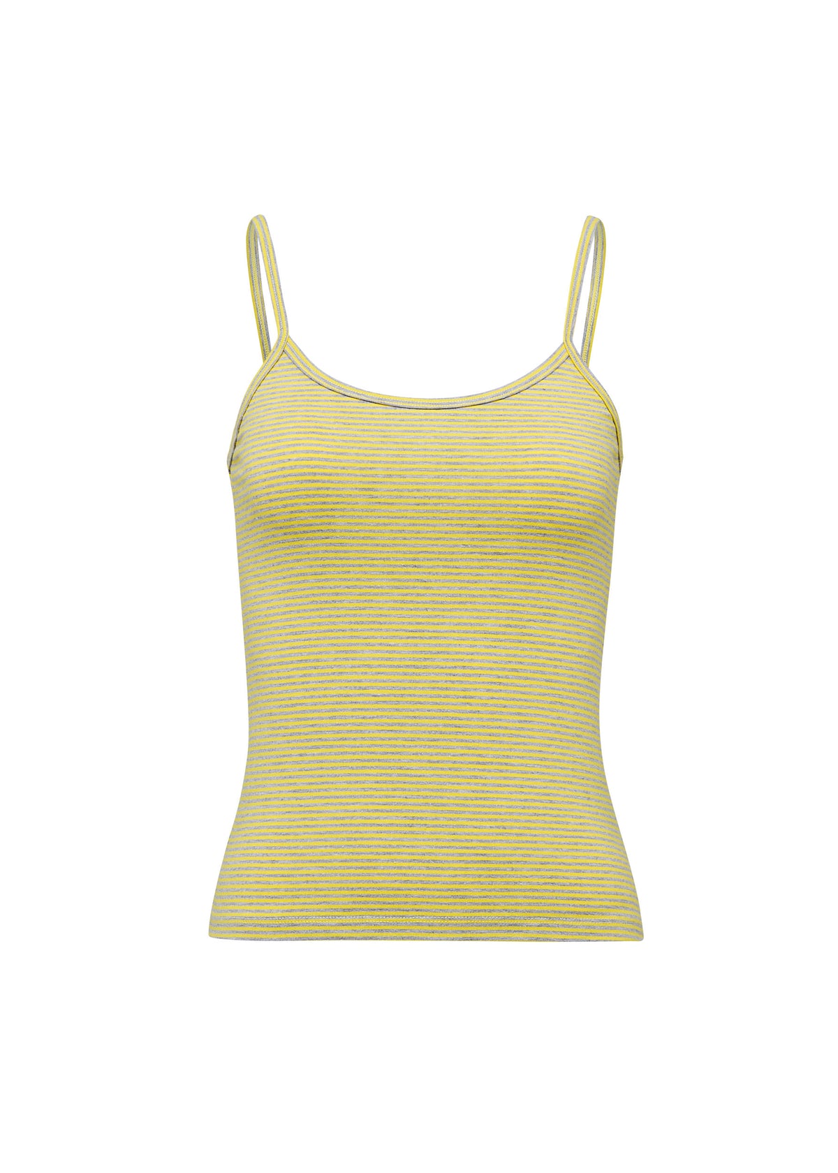 Imnot basic cami top - Yellow stripe