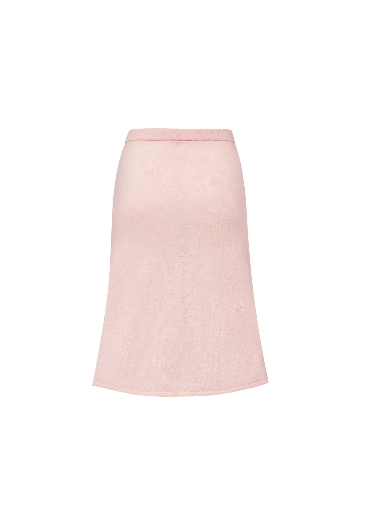 Classic midi skirt with hidden pockets - Pale Pink