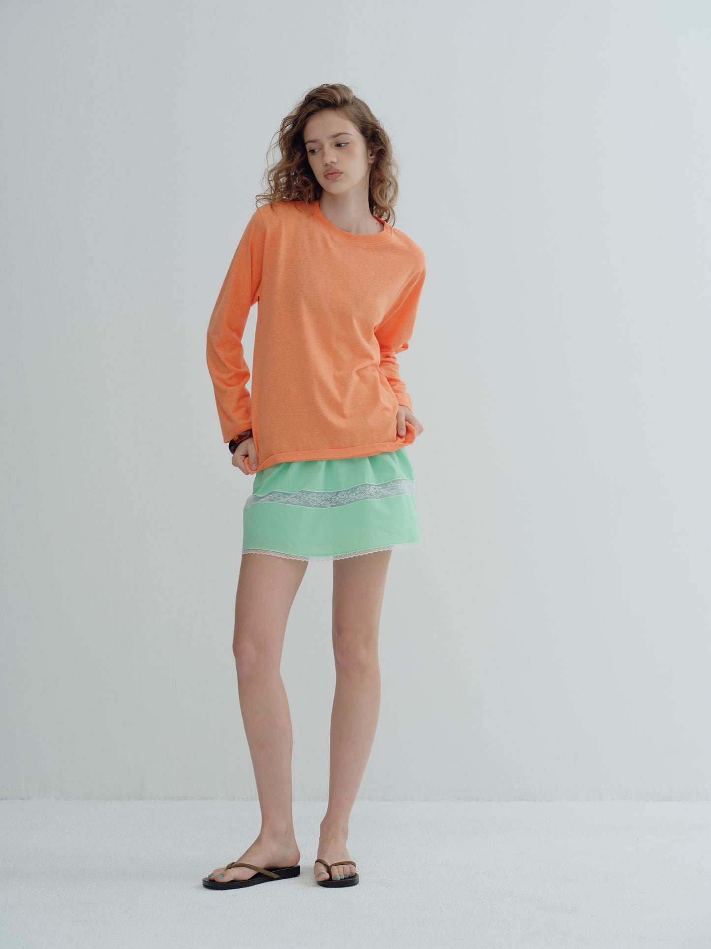 The Blooming classic mini skirt - Green