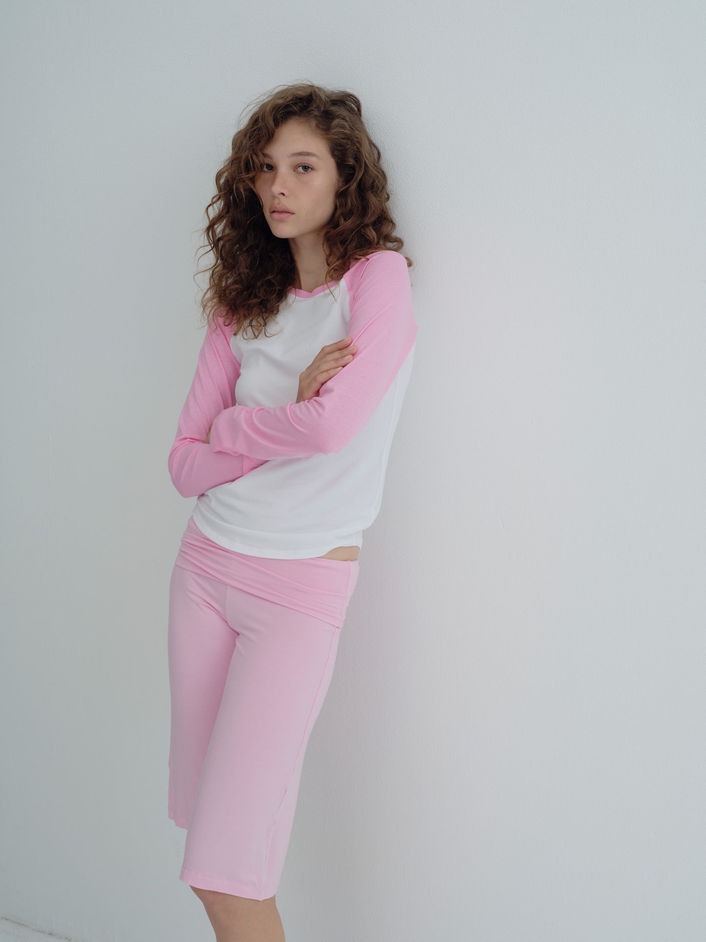 basic raglan long-sleeve tee - Team Imnot