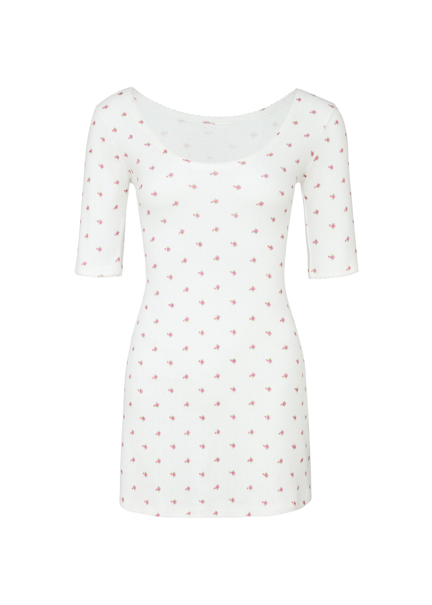 THE CLASSIC REVERSIBLE MINI DRESS - pink rose sugar
