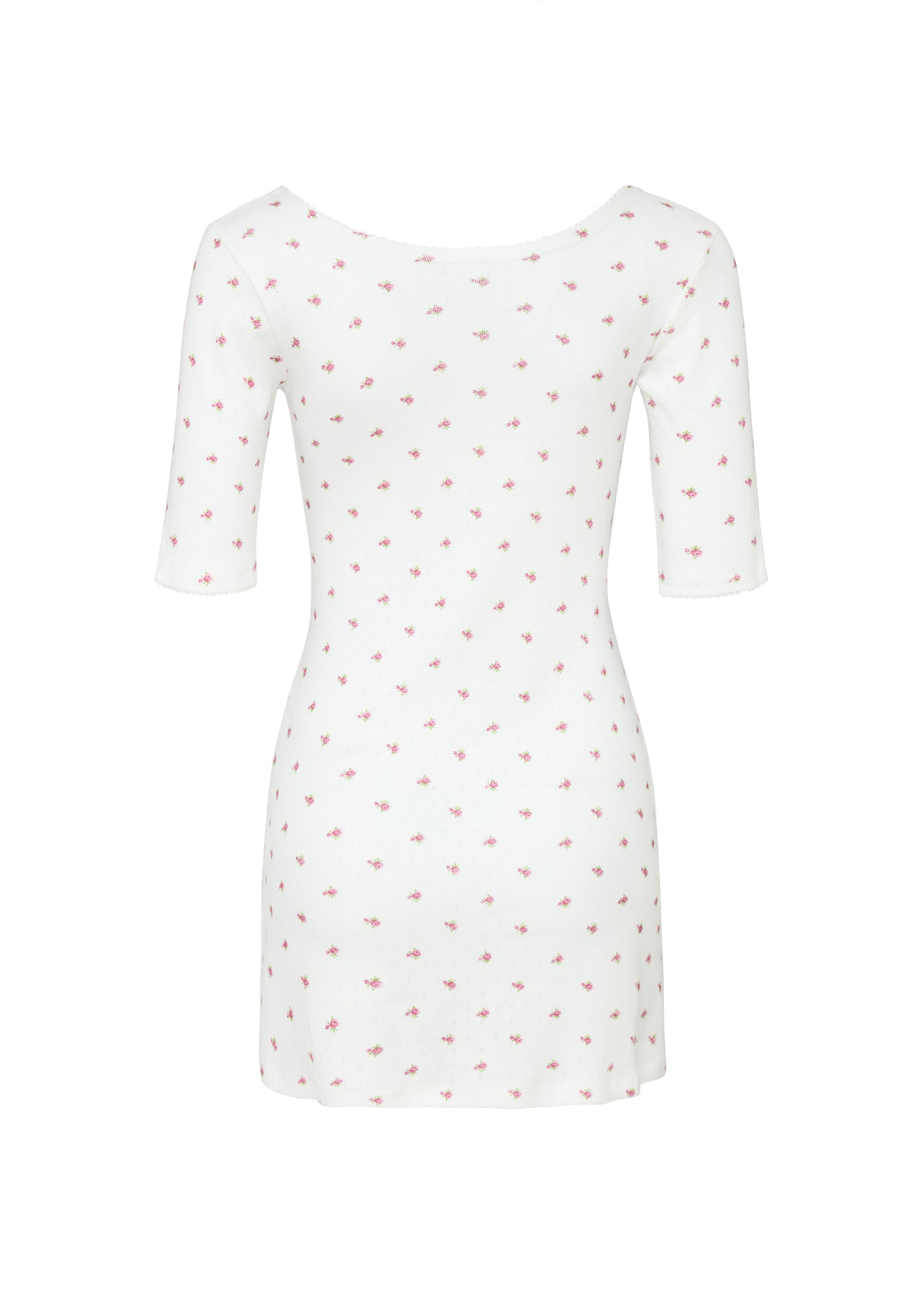 THE CLASSIC REVERSIBLE MINI DRESS - pink rose sugar