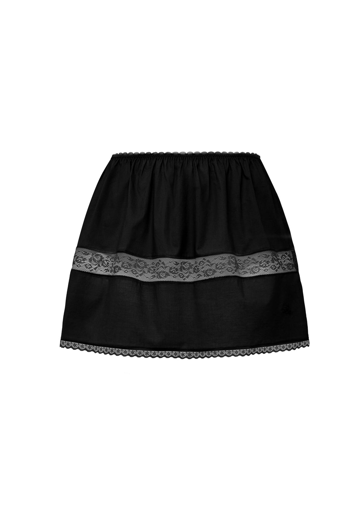 The Blooming classic mini skirt - Black