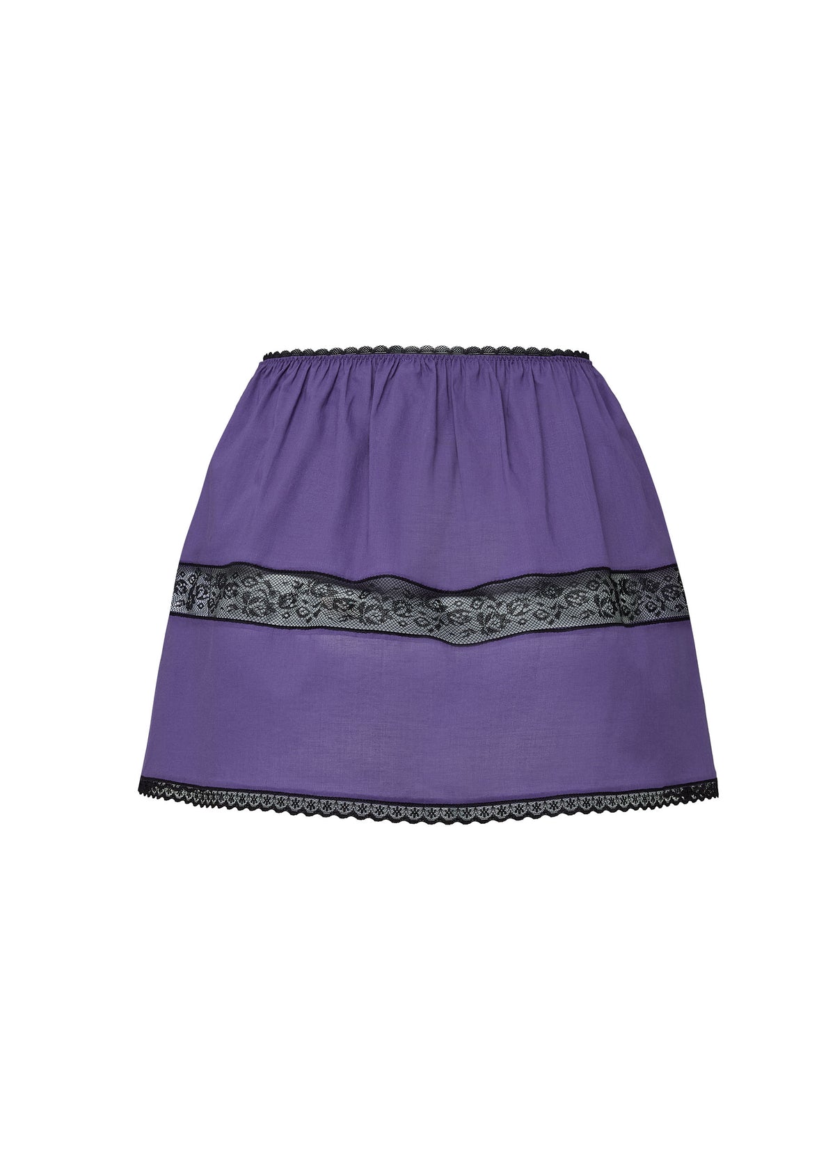 The Blooming classic mini skirt - Purple