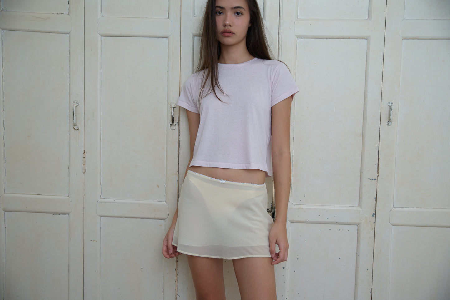 BOXY TEE - PASTEL PINK