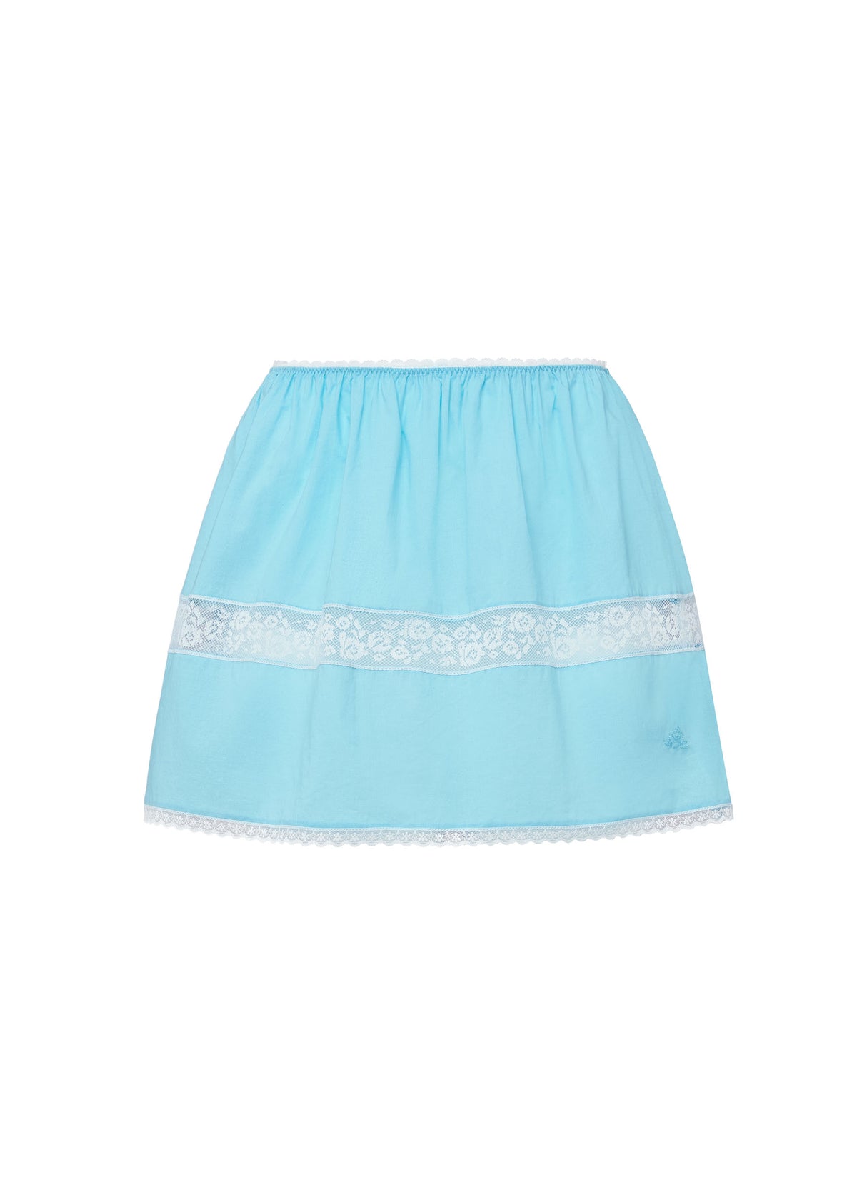 The Blooming classic mini skirt - Blue