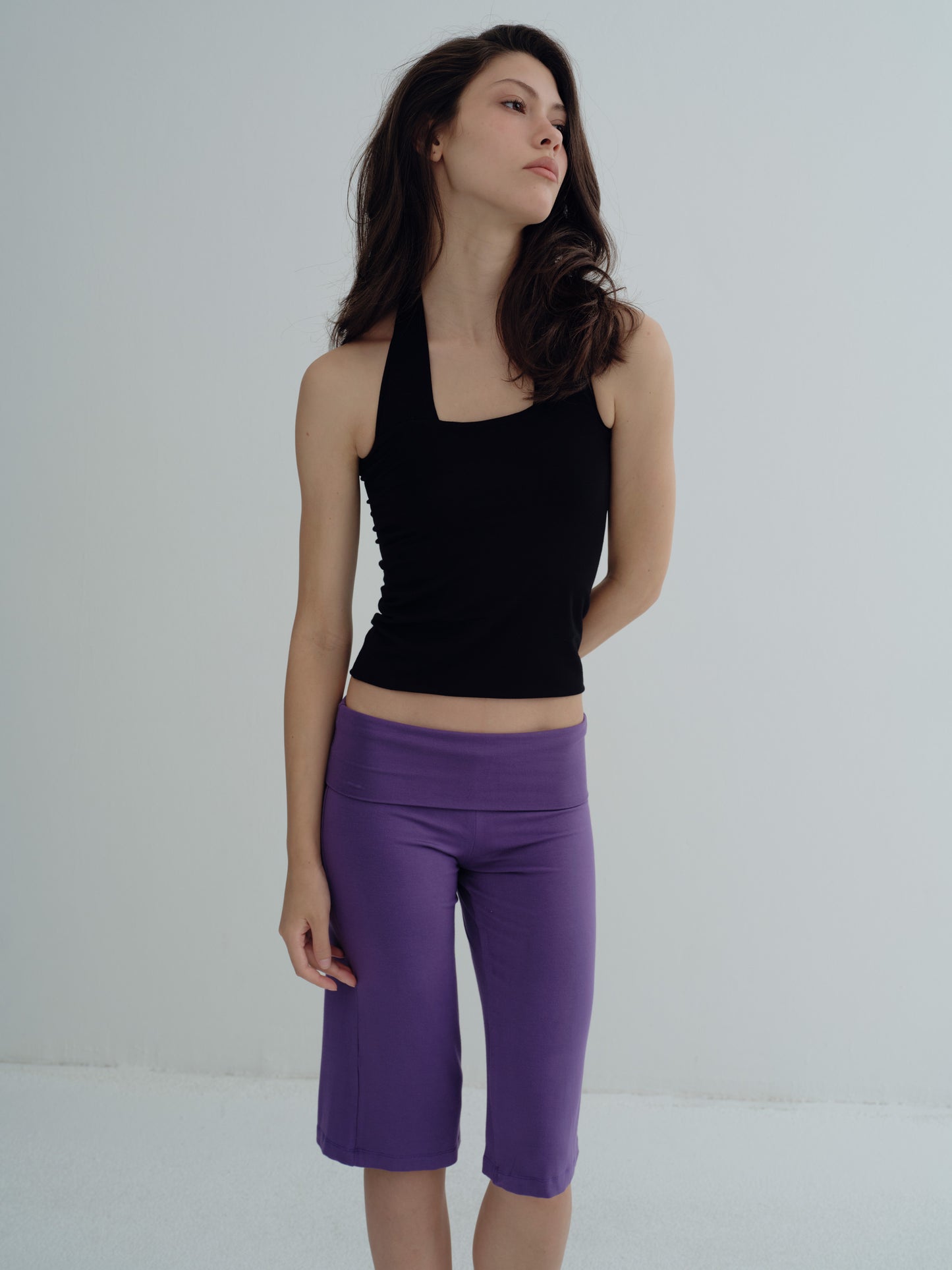 Jersey Halter Top - Black